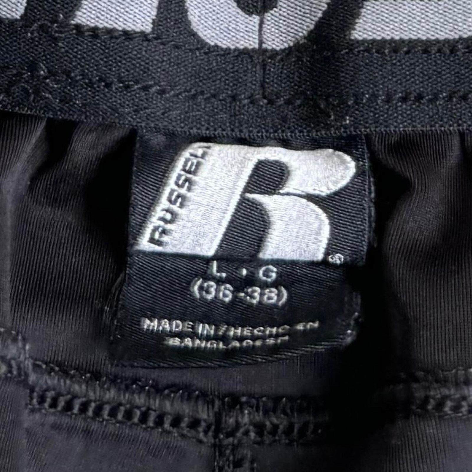 Russell Athletic × Vintage Vintage Y2K Black Russell Athletic Grunge Opium Sweatpants Size US 34 / EU 50 - 4 Thumbnail