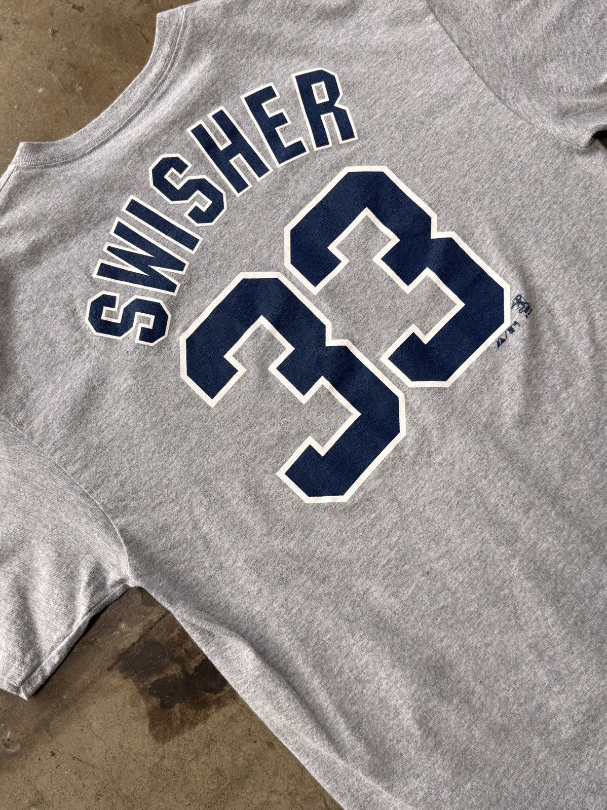 Vintage Vintage NY Yankees Swisher 33 Majestic Tee XL Size US XL / EU 56 / 4 - 4 Thumbnail