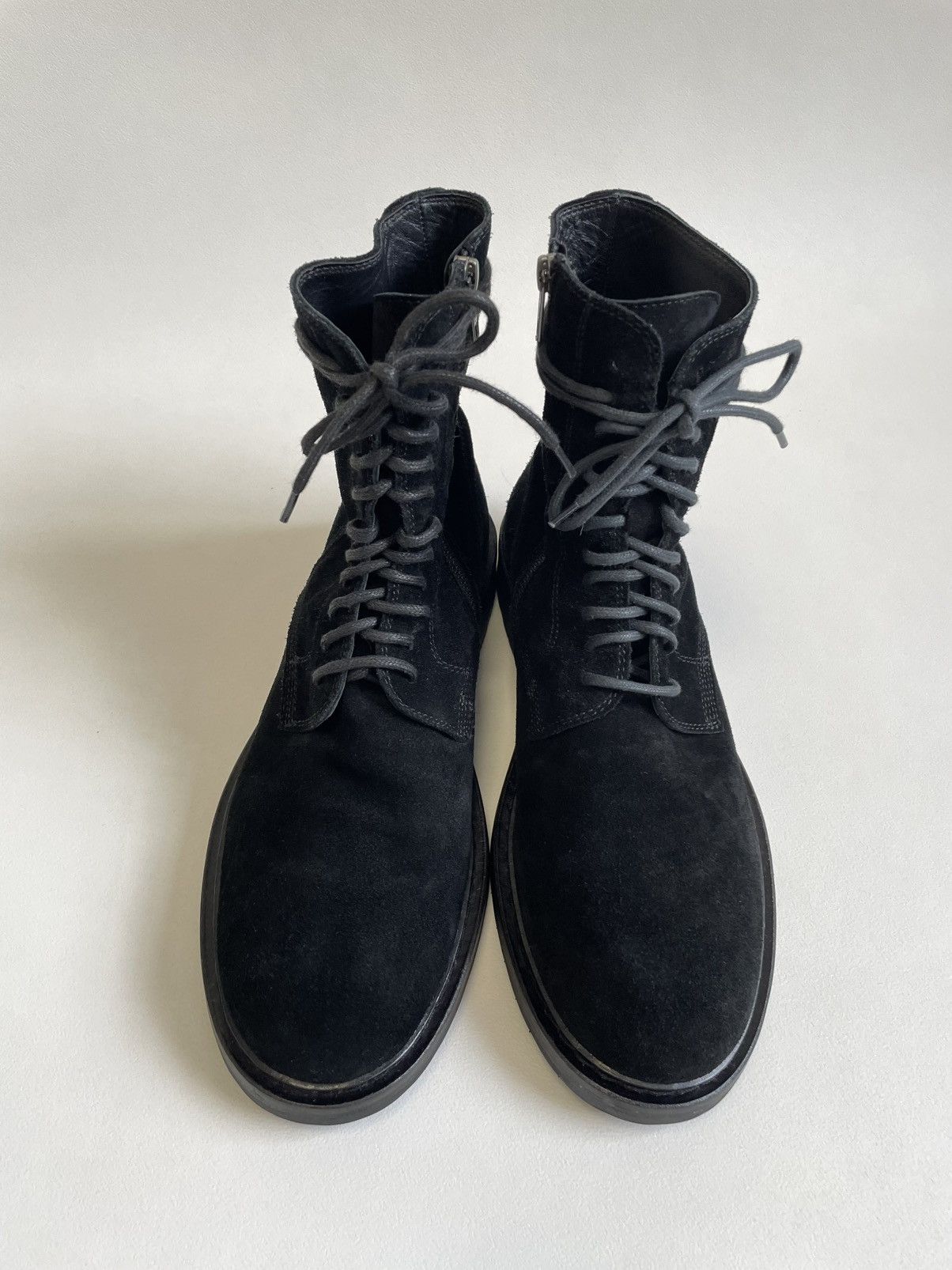 Ann Demeulemeester A/W 13 Black Suede Combat boots Size US 9 / EU 42 - 7 Thumbnail