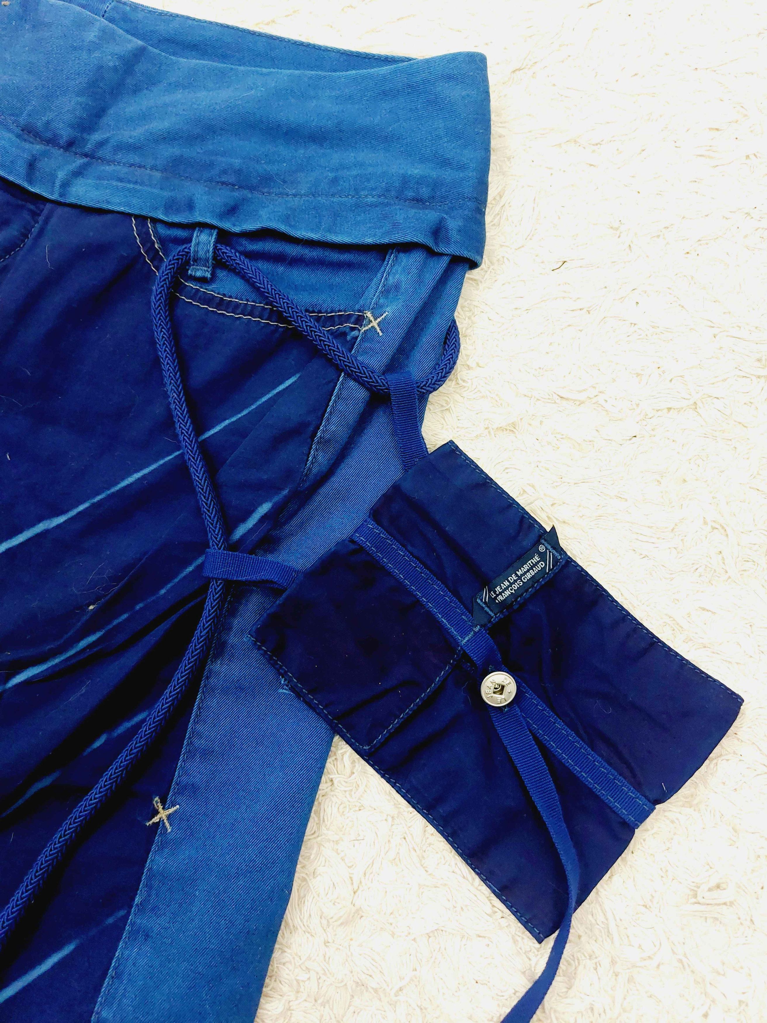 Marithe + Francois Girbaud Marithé + Francois Girbaud Patchwork Denim Pouch Maxi Skirt Size 32" / US 10 / IT 46 - 3 Thumbnail