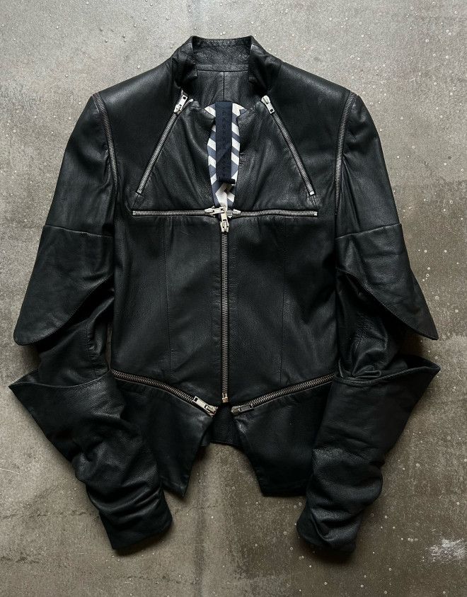 Gareth Pugh Gareth Pugh AW 2009 lamb leather jacket | Grailed