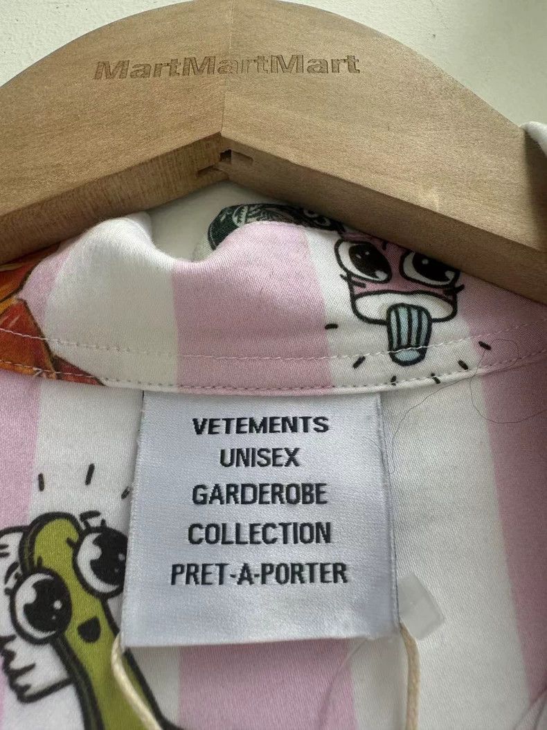 Vetements Vetements 19fw Cartoon Print Short Sleeve Shirt 2502-Nextar Size US M / EU 48-50 / 2 - 4 Thumbnail