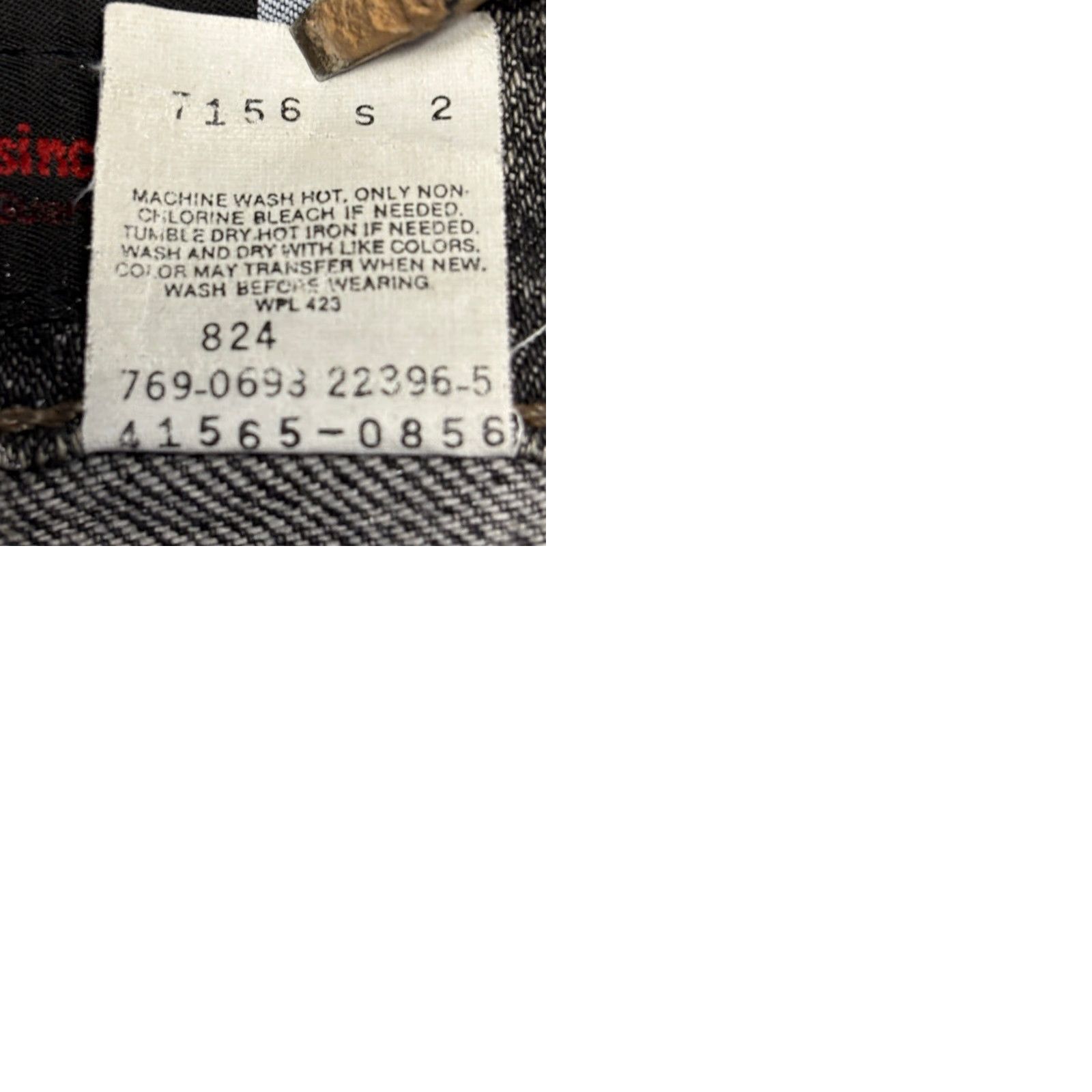 Levi's VINTAGE Levi's Silvertab Jeans 29x30 Black Button Fly Loose Straight Mens 1993 Vintage Size US 30 / EU 46 - 9 Thumbnail