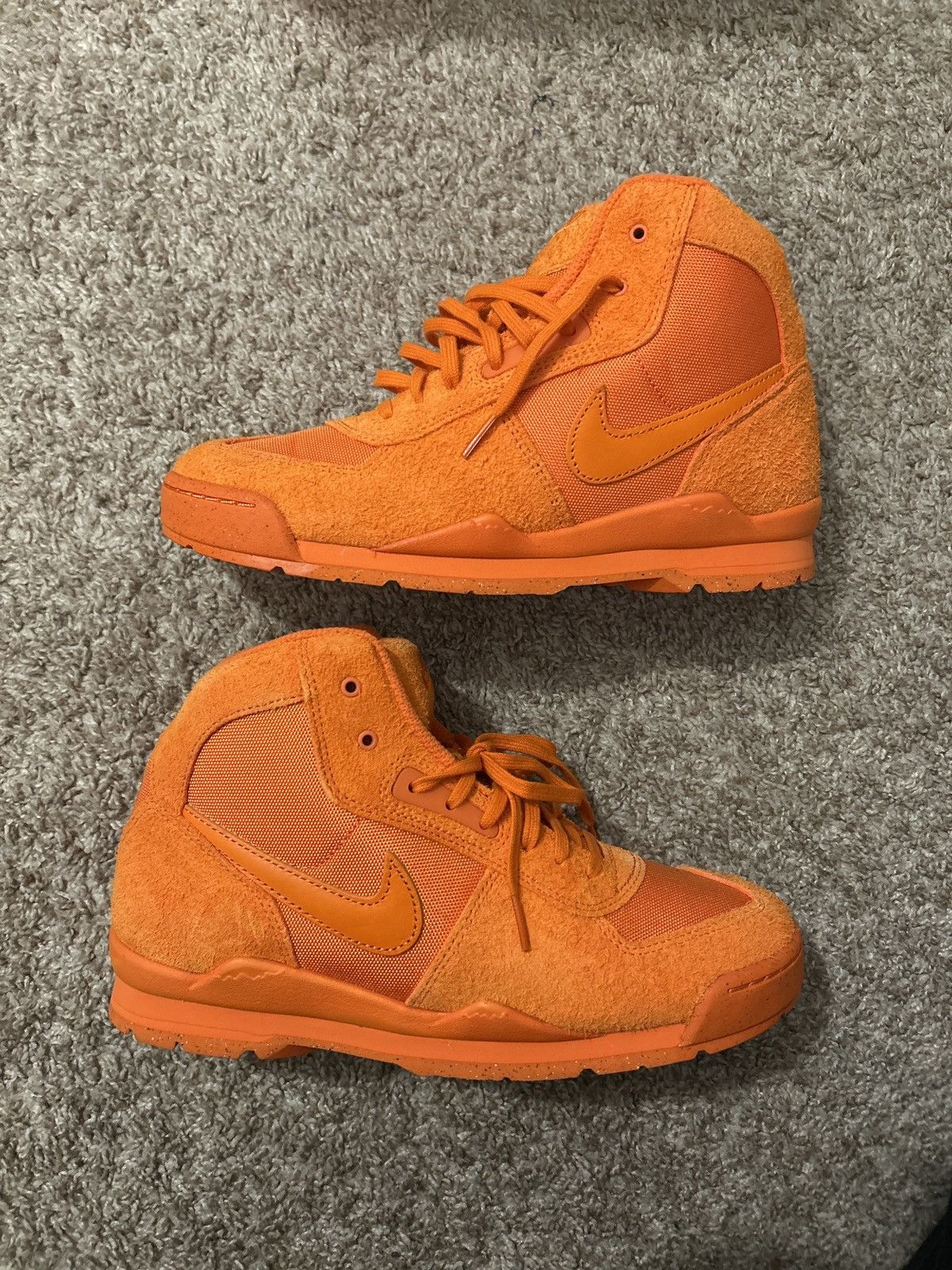Stussy Nike Air Baltoro Safety Orange Size 10