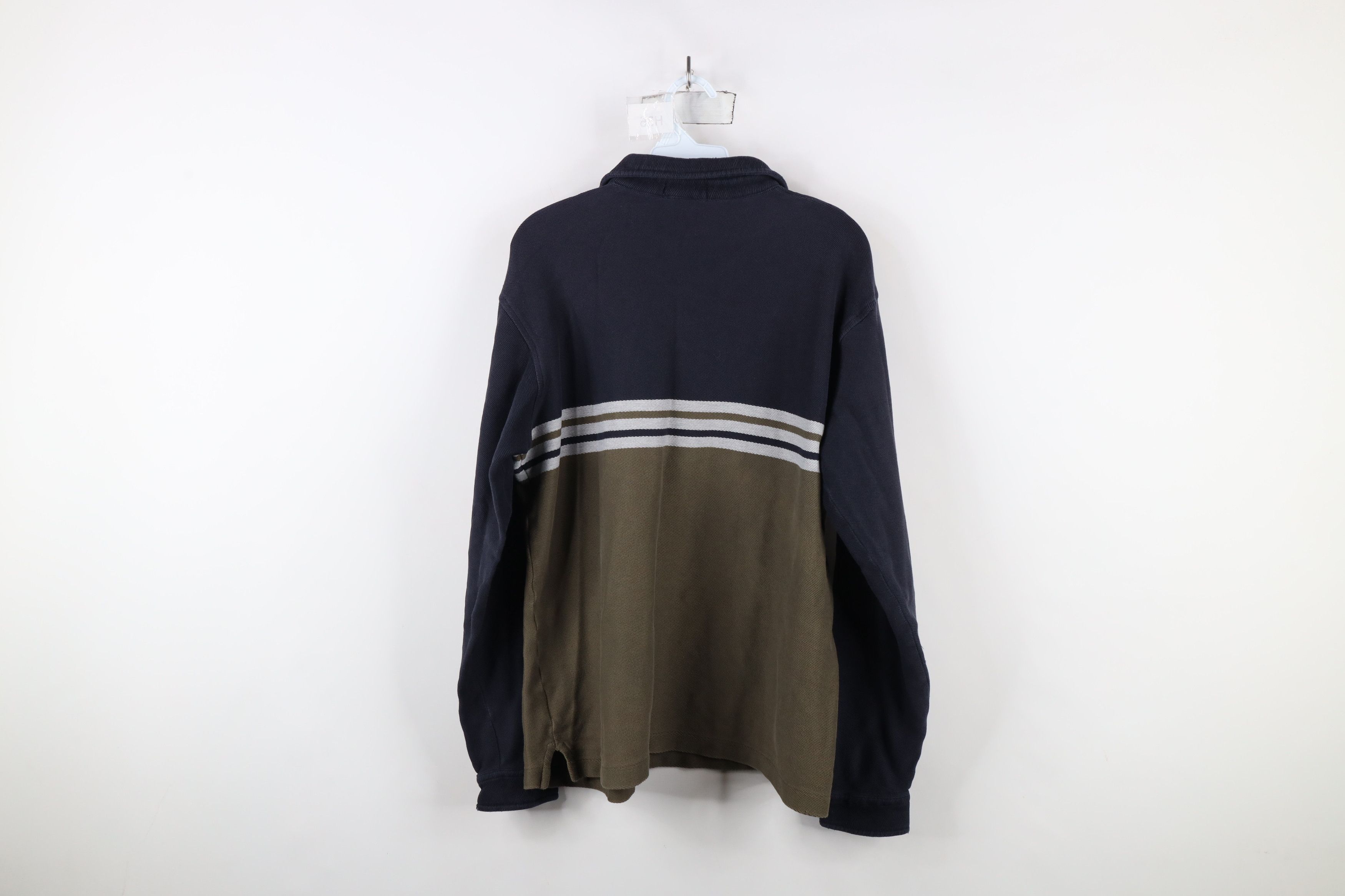 Lands' End × Vintage Vintage 90s Lands End Heavyweight Long Sleeve Collared Polo Size US XL / EU 56 / 4 - 10 Thumbnail