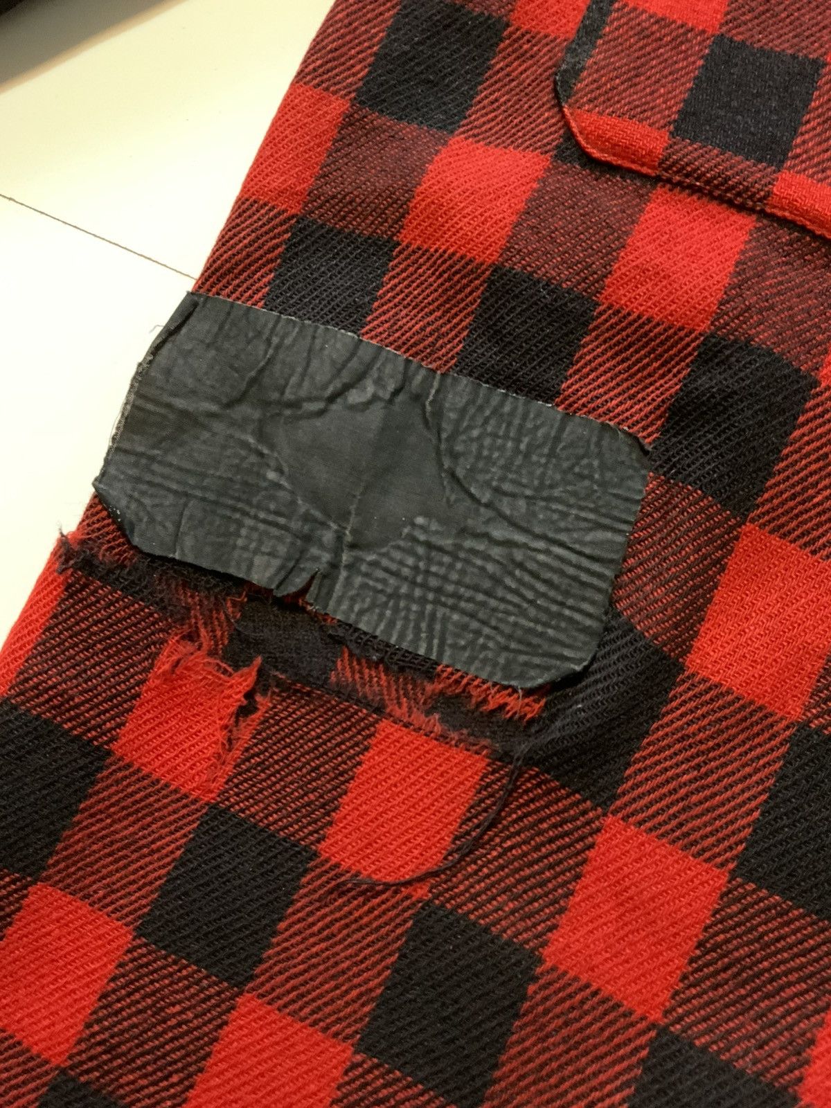Vintage VTG 40s 50s Buck Skein Joe Buffalo Plaid Wool Flannel Shirt Size US S / EU 44-46 / 1 - 6 Thumbnail