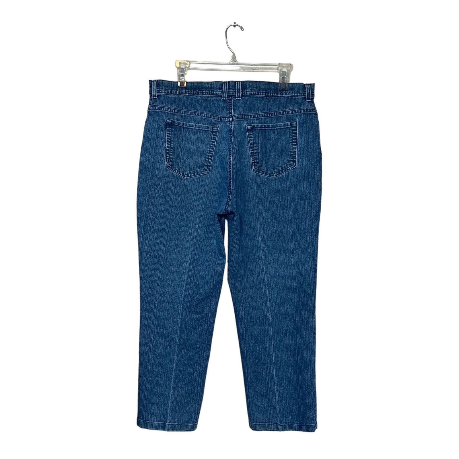 Gloria Vanderbilt Gloria Venderbilt blue cropped stretch jeans size 16 Size 38" / US 16 / IT 52 - 7 Thumbnail