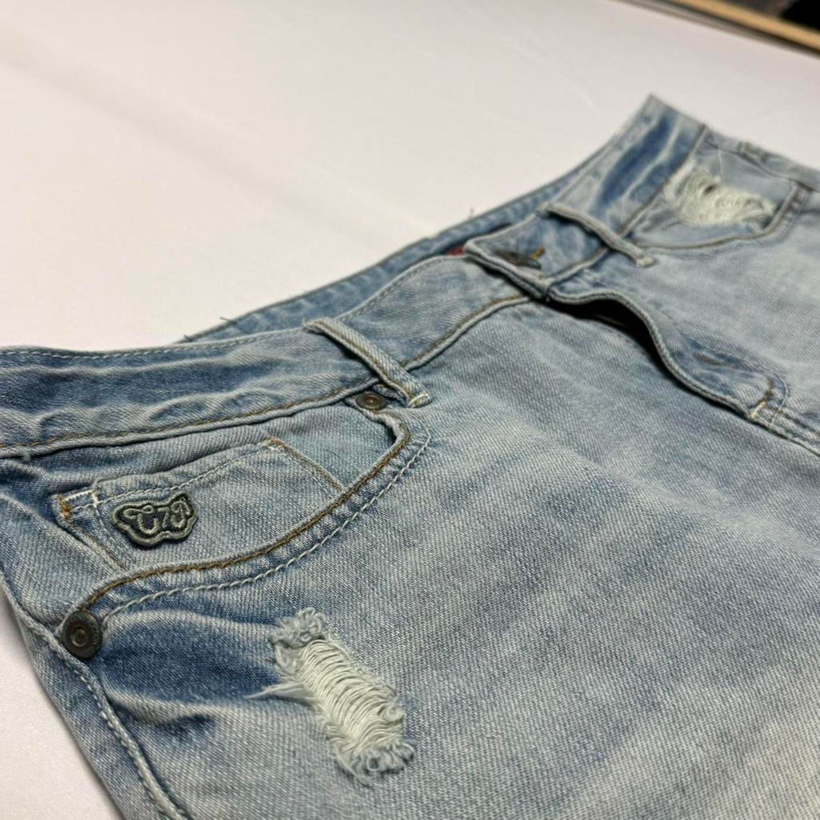 Chip & Pepper Chip & Pepper Production Mini Low Rise Size 11 Women Cotton Size 32" / US 10 / IT 46 - 4 Thumbnail