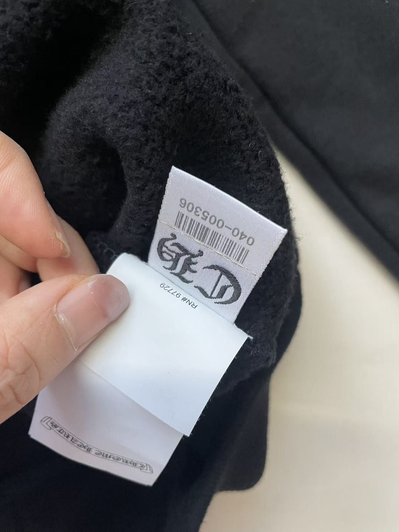 Chrome Hearts Chrome Hearts Black Triple Cross Logo Zip Up Hoodie Size US XL / EU 56 / 4 - 10 Thumbnail