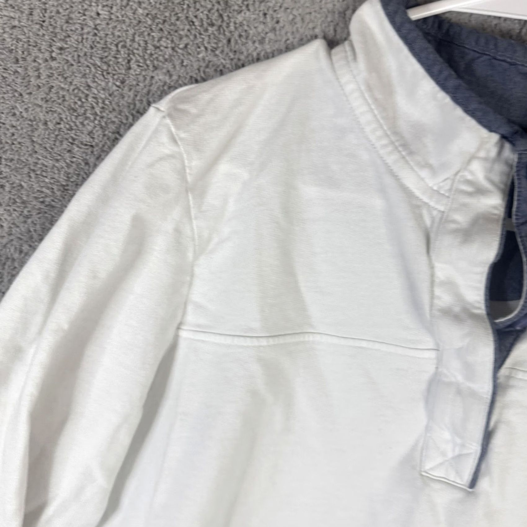 Vintage L.L.Bean Shirt Mens XL White Long Sleeve Henley Logo Cotton Pullover Tee Size US XL / EU 56 / 4 - 5 Thumbnail