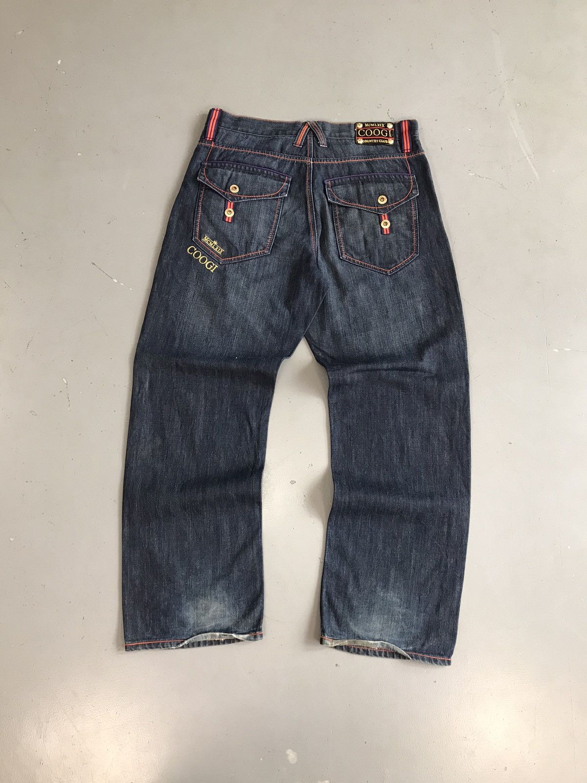 Coogi × Vintage Vintage Coogi SpellOut embroidered denim Size US 37 - 10 Thumbnail