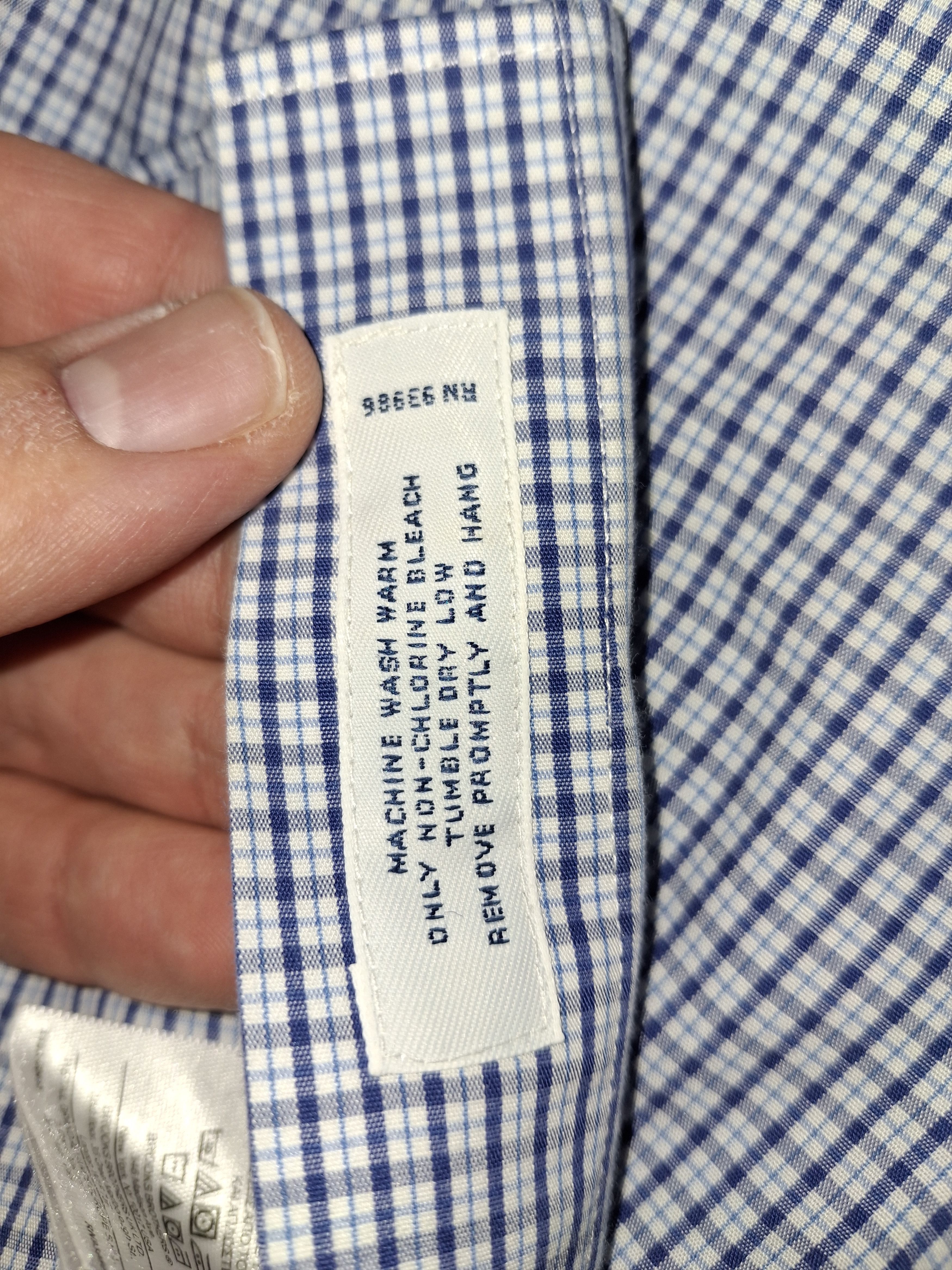 Brooks Brothers Brooks Brothers 346 Blue Check Dress Shirt 16 1/2 - 4/5 Size US M / EU 48-50 / 2 - 4 Thumbnail