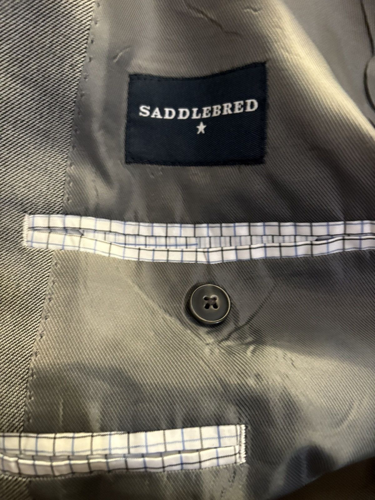 Saddlebred Saddlebred suit in grey Size 36R - 3 Thumbnail