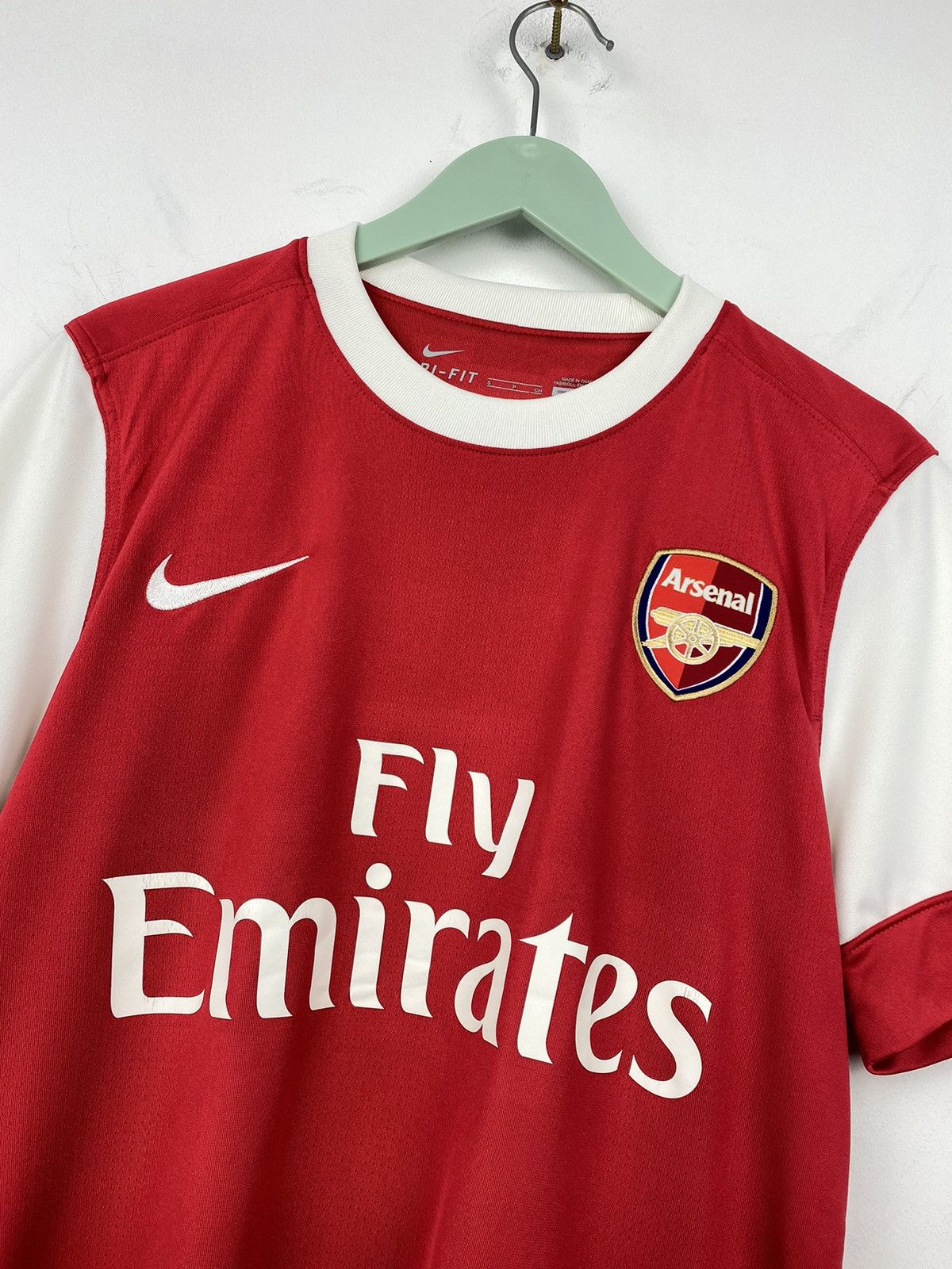 Nike Arsenal 2010 2011 #13 Soccer Jersey PSG Chelsea Liverpool Size US S / EU 44-46 / 1 - 2 Thumbnail