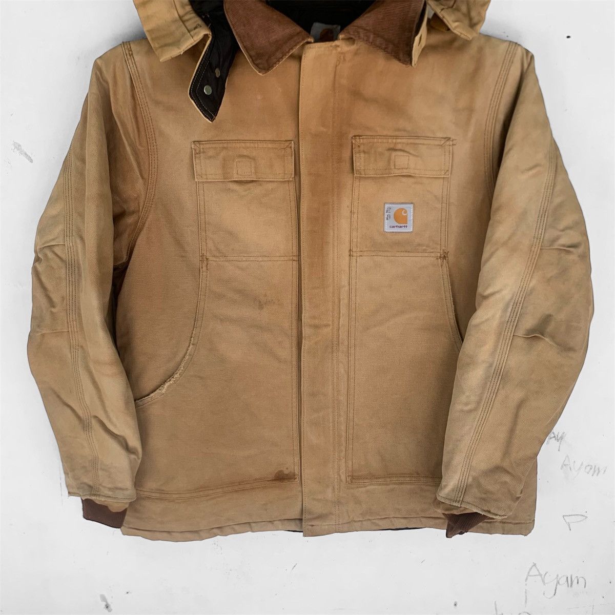 Carhartt × Vintage Vintage Carhartt Jacket Workwear Winter Size US L / EU 52-54 / 3 - 4 Thumbnail