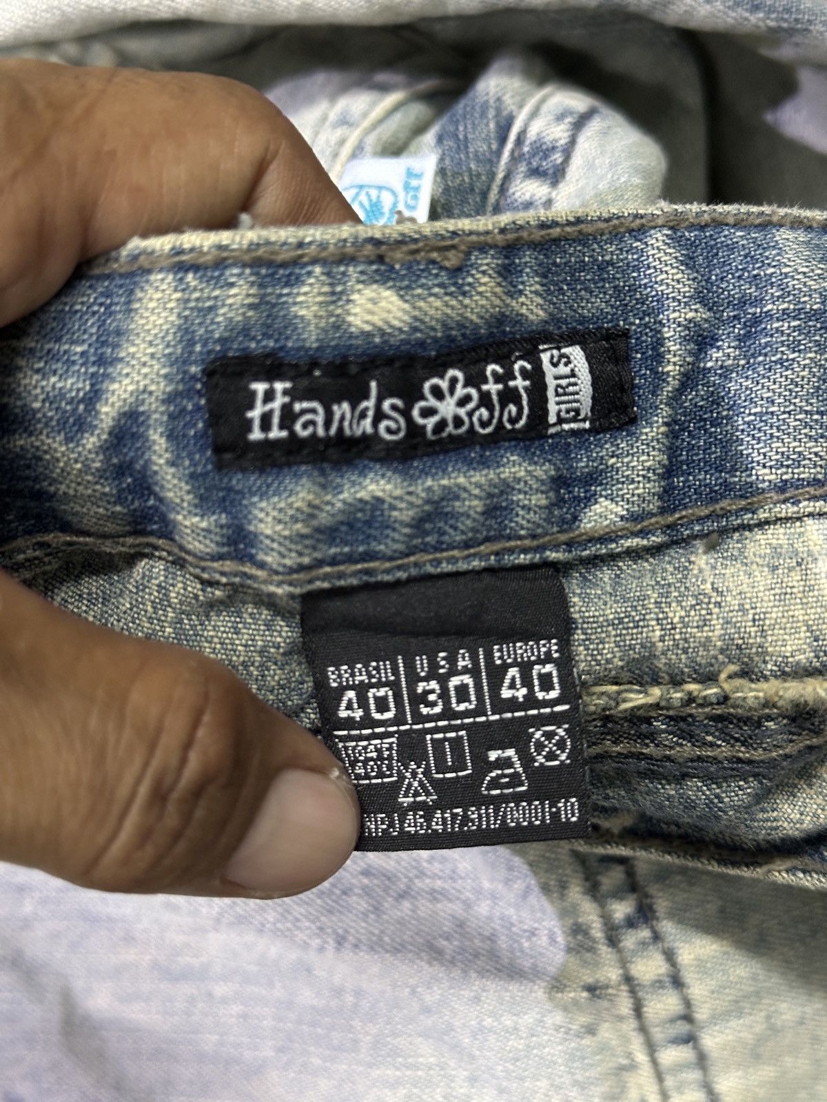 Kapital 💥Flaree💥Bootcut Flare Hands Off If6was9 Style crazy design . Size US 30 / EU 46 - 9 Thumbnail