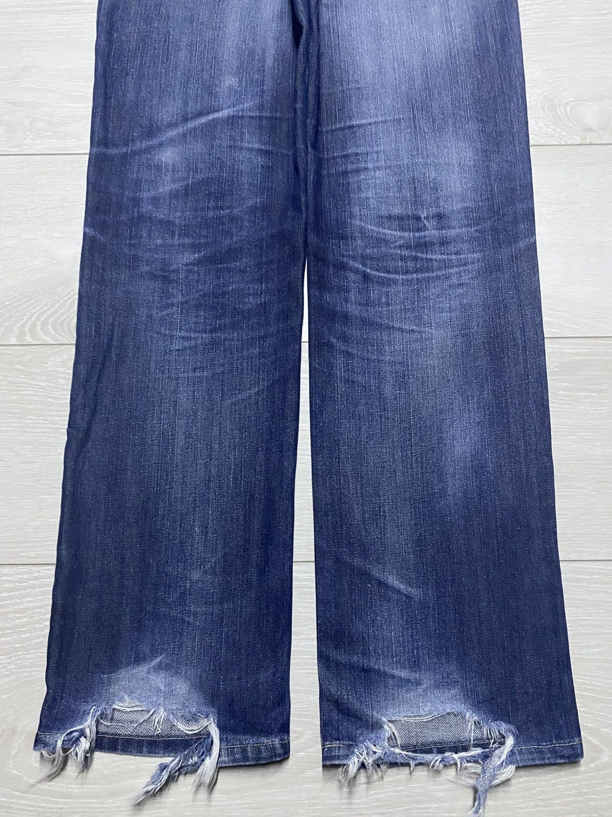 Edwin Vintage Edwin 403 Faded Wash Distressed Jeans Size US 32 / EU 48 - 6 Thumbnail