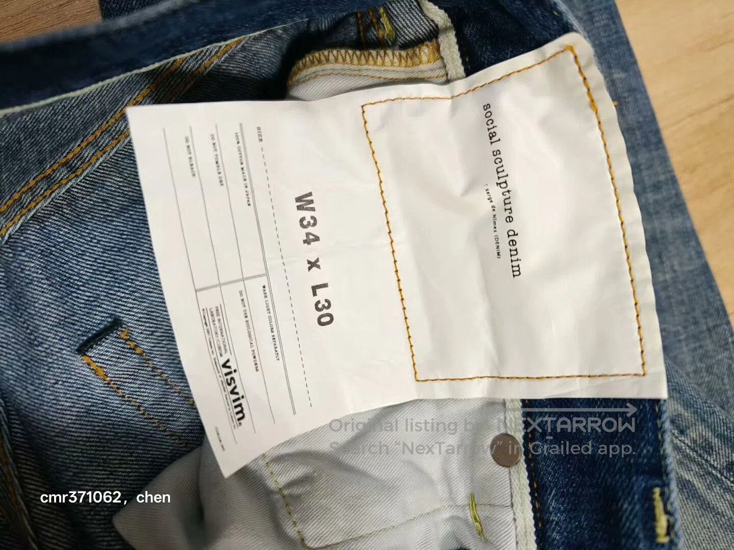 Visvim visvim 19ss spot d7 jeans. Size US 34 / EU 50 - 8 Thumbnail