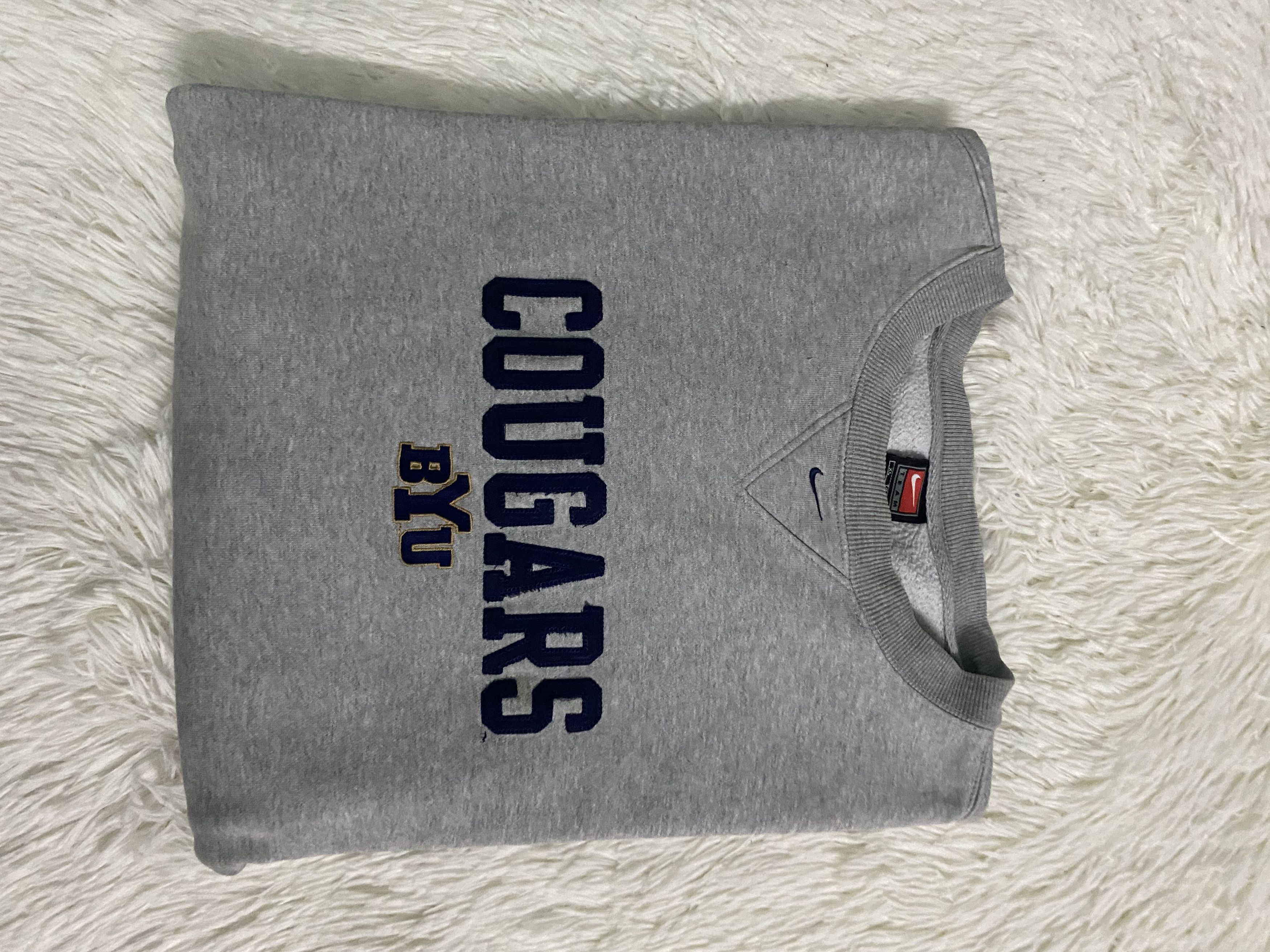 Nike Nike Center Baggy Style Sweatshirt Vintage Size US XL / EU 56 / 4 - 12 Thumbnail