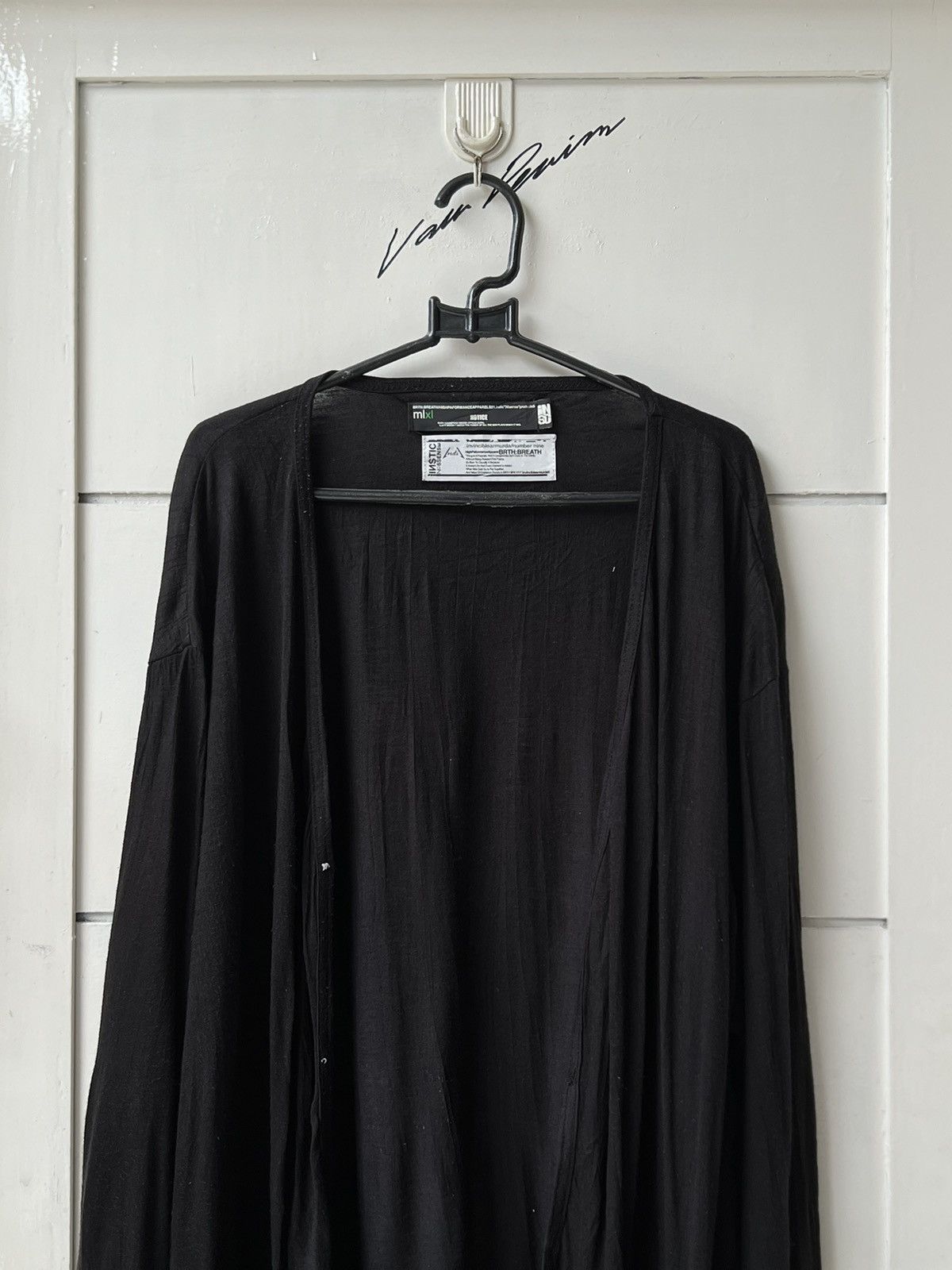 14th Addiction NUMBER NINE Black Cardigan Outer Size US L / EU 52-54 / 3 - 2 Thumbnail