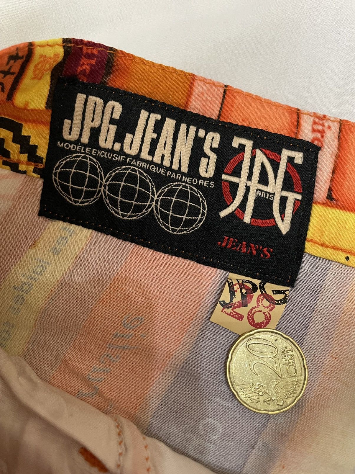 Jean Paul Gaultier SS2001 Jean Paul Gaultier Book Shelf Parody Pants Vintage Size US 31 - 11 Thumbnail