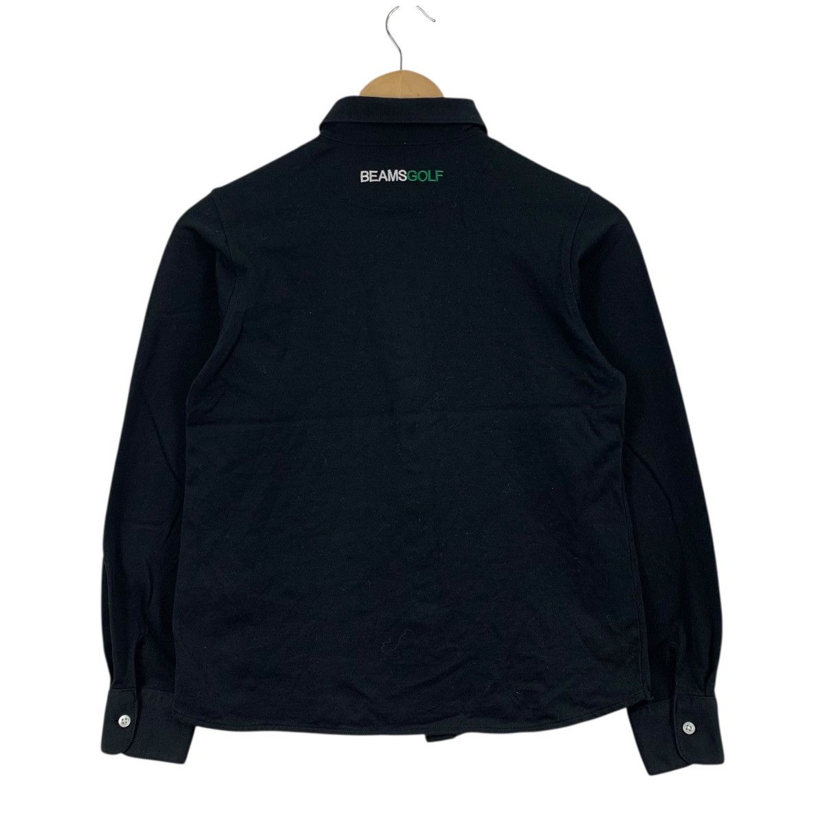 Japanese Brand BEAMS GOLF Japanese Brand Buttons Collar Short Sleeve Tshirt Size L / US 10 / IT 46 - 4 Thumbnail