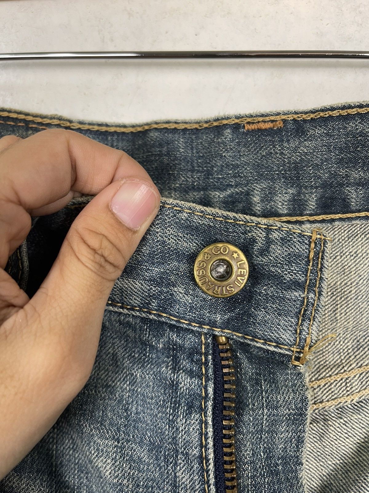 Levi's Levis 503 Japan Zipper Fly Flare Jeans Size US 34 / EU 50 - 10 Thumbnail