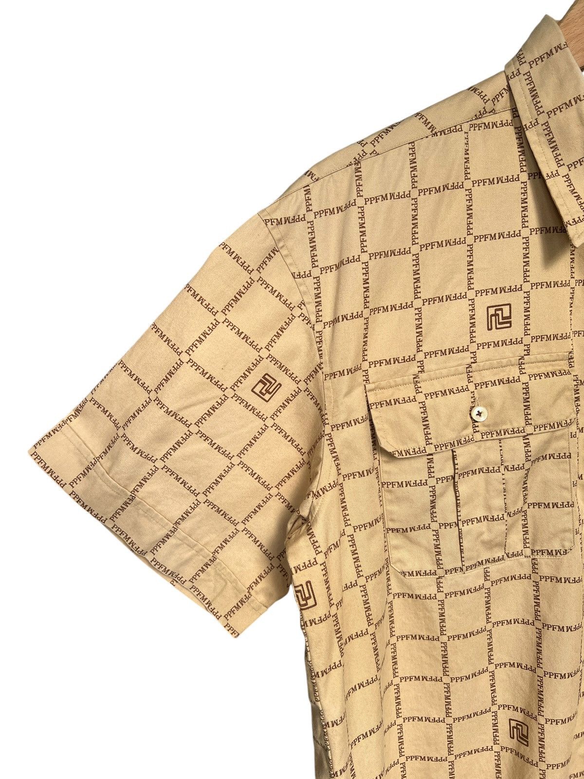 Beauty Beast × Japanese Brand × PPFM Vintage PPFM Monogram Logo Zipper Tech Shirt Size US M / EU 48-50 / 2 - 5 Thumbnail