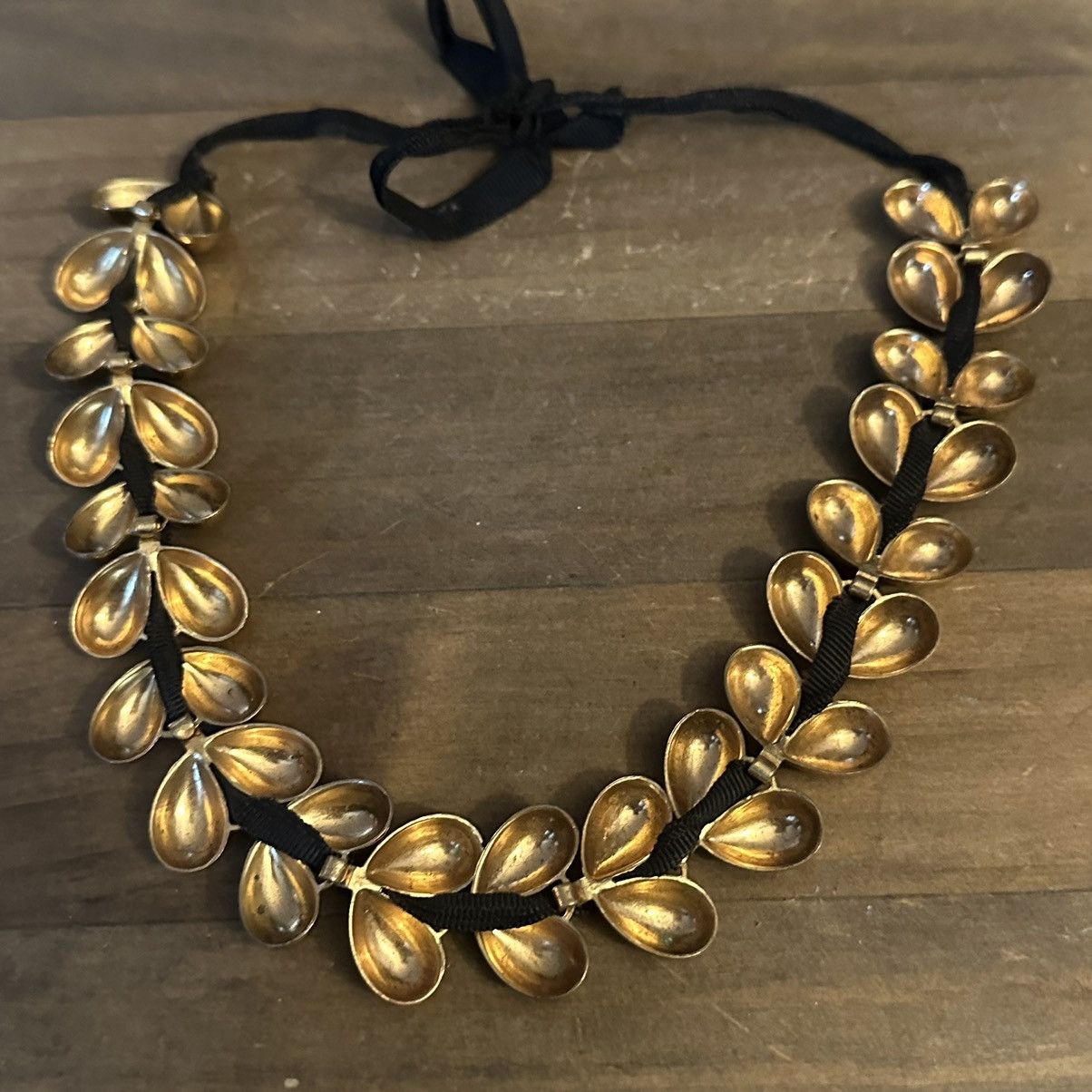 Vintage Vintage puffed ribbon tie choker necklace Size ONE SIZE - 4 Thumbnail