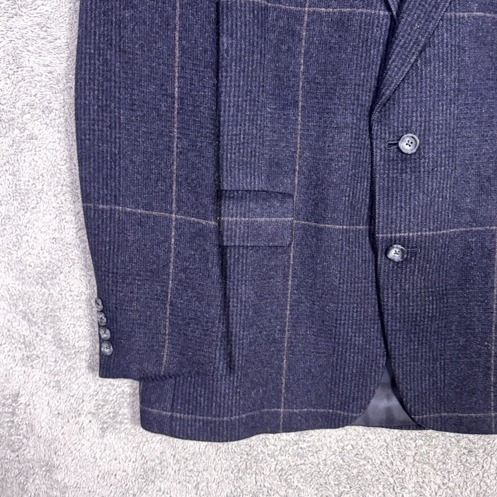 Hart Schaffner Marx Hart Schaffner Marx Sport Coat Men 44R Prince Wales Glen Check 100% Camel Hair Coat Jacket Size US S / EU 44-46 / 1 - 3 Thumbnail