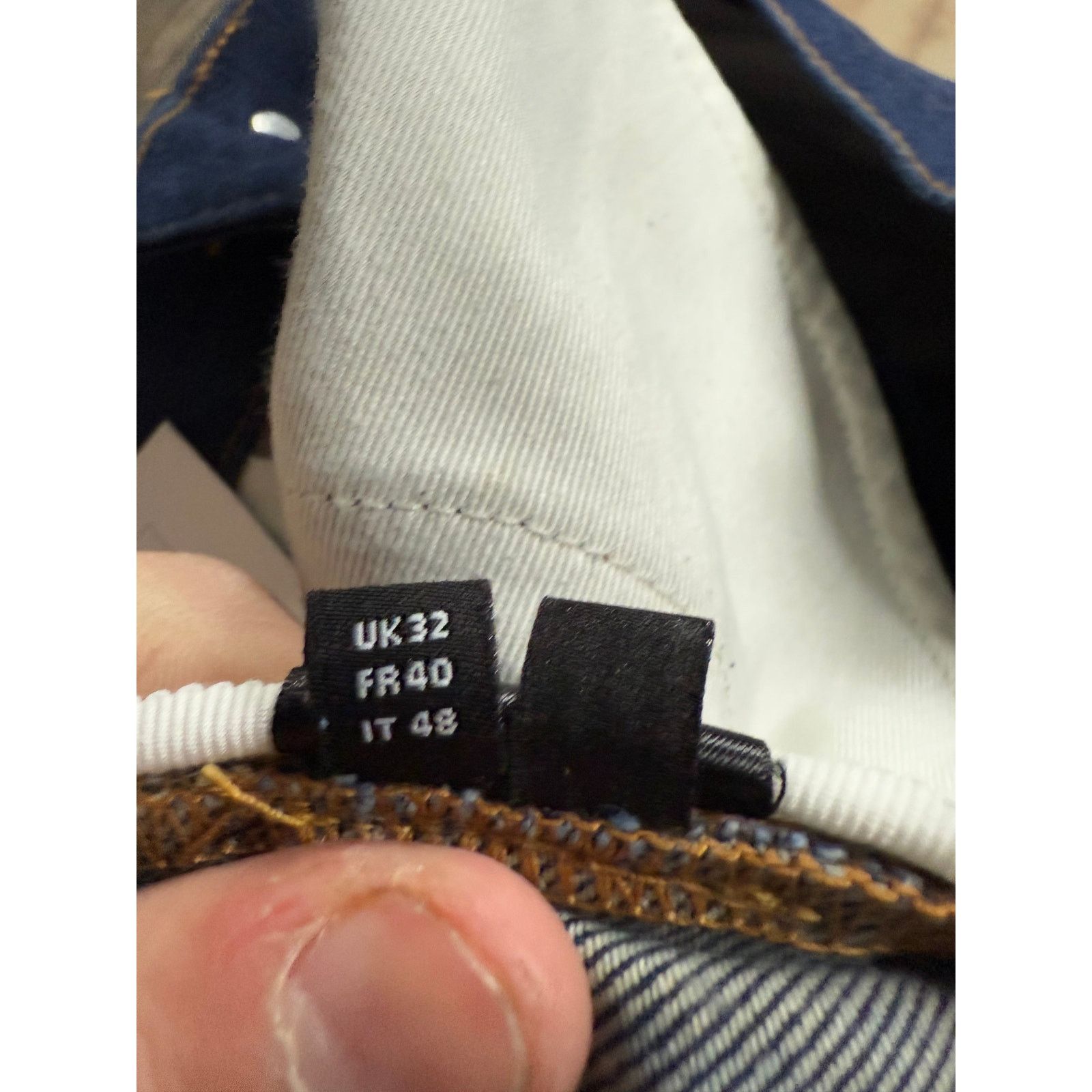Amiri Amiri Jeans Navy Thrasher Used 32 Size US 32 / EU 48 - 7 Thumbnail