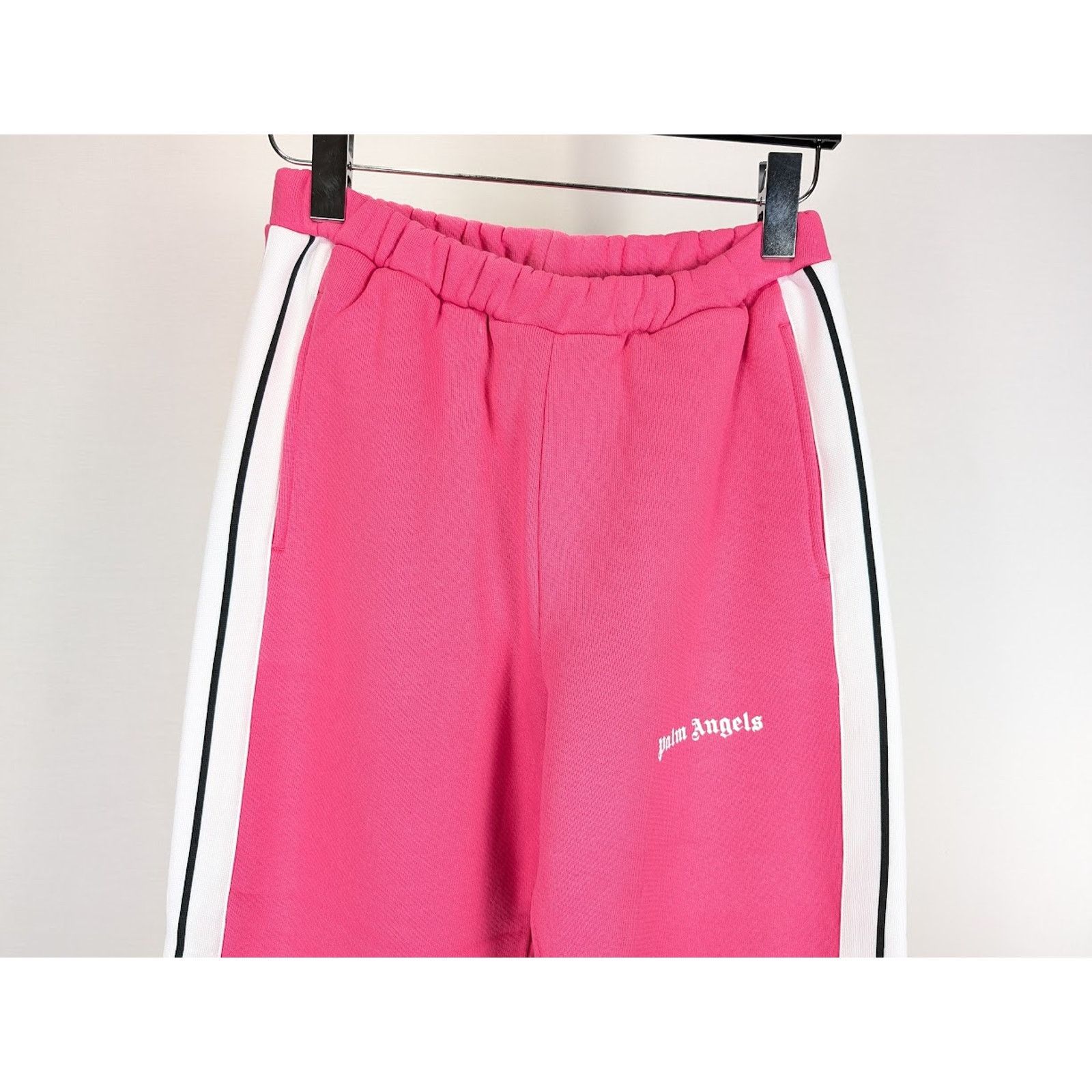 Palm Angels o1rshd1 Classic Logo Sweatpants & Joggers in Fuchsia White Size US 32 / EU 48 - 9 Thumbnail