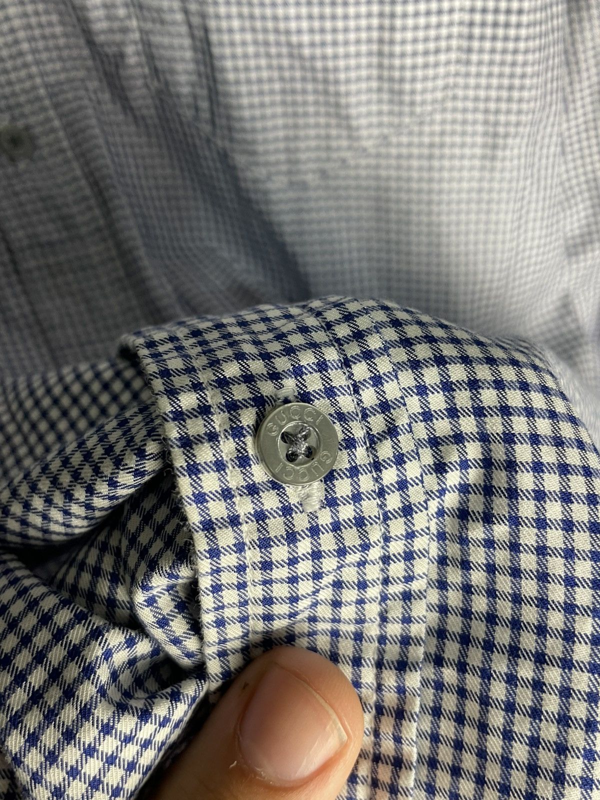 Gucci Gucci Plaid Check Formal Dress Slim Shirt Size US M / EU 48-50 / 2 - 4 Thumbnail