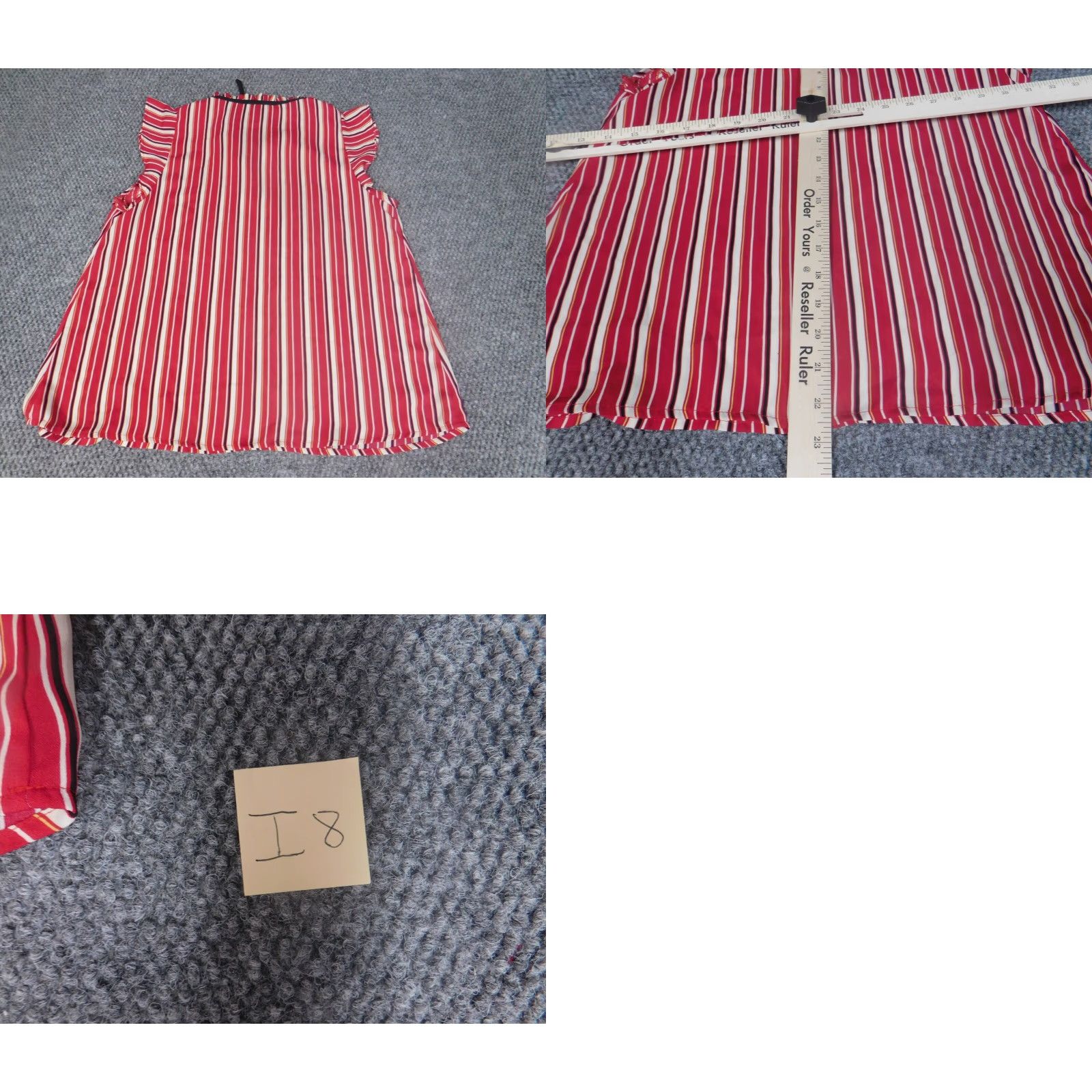Vintage **Timing Red Medium Collared Pullover Blouse** User: Timing Red Medium Collared Pullover Blouse Size M / US 6-8 / IT 42-44 - 8 Thumbnail