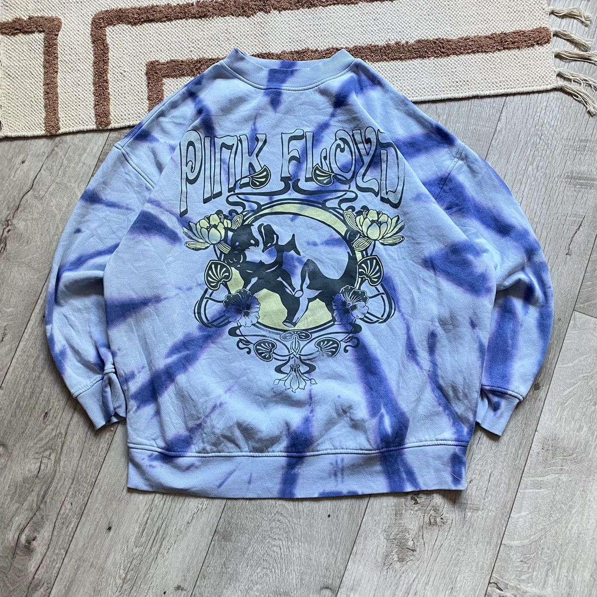 Band Tees PINK FLOYD Y2K BOXY TYE DYE SWEATSHIRT Size US M / EU 48-50 / 2 - 1 Thumbnail