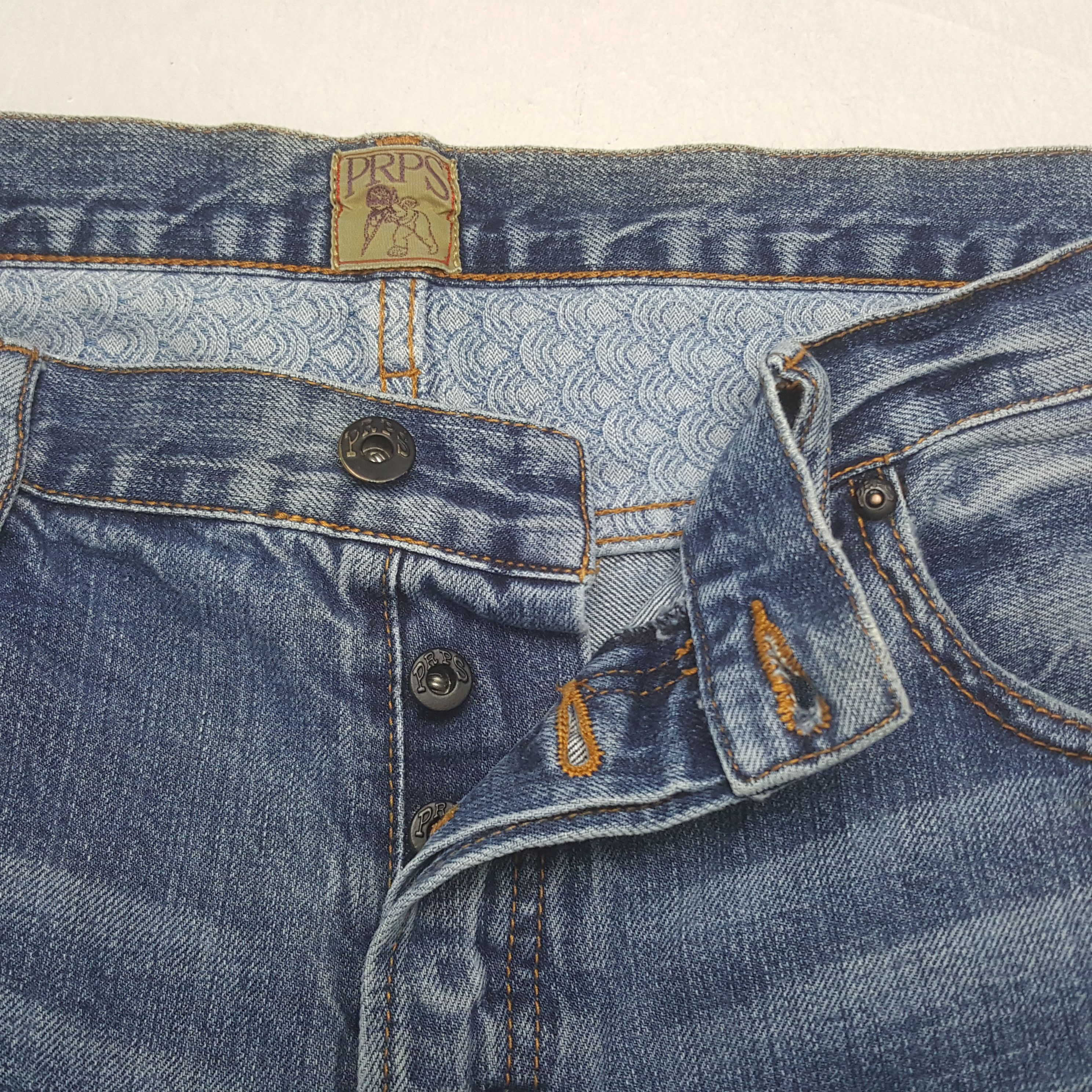 Prps Vintage PRPS Japanese Brand Denim Jeans C297N13 Size US 36 / EU 52 - 7 Thumbnail