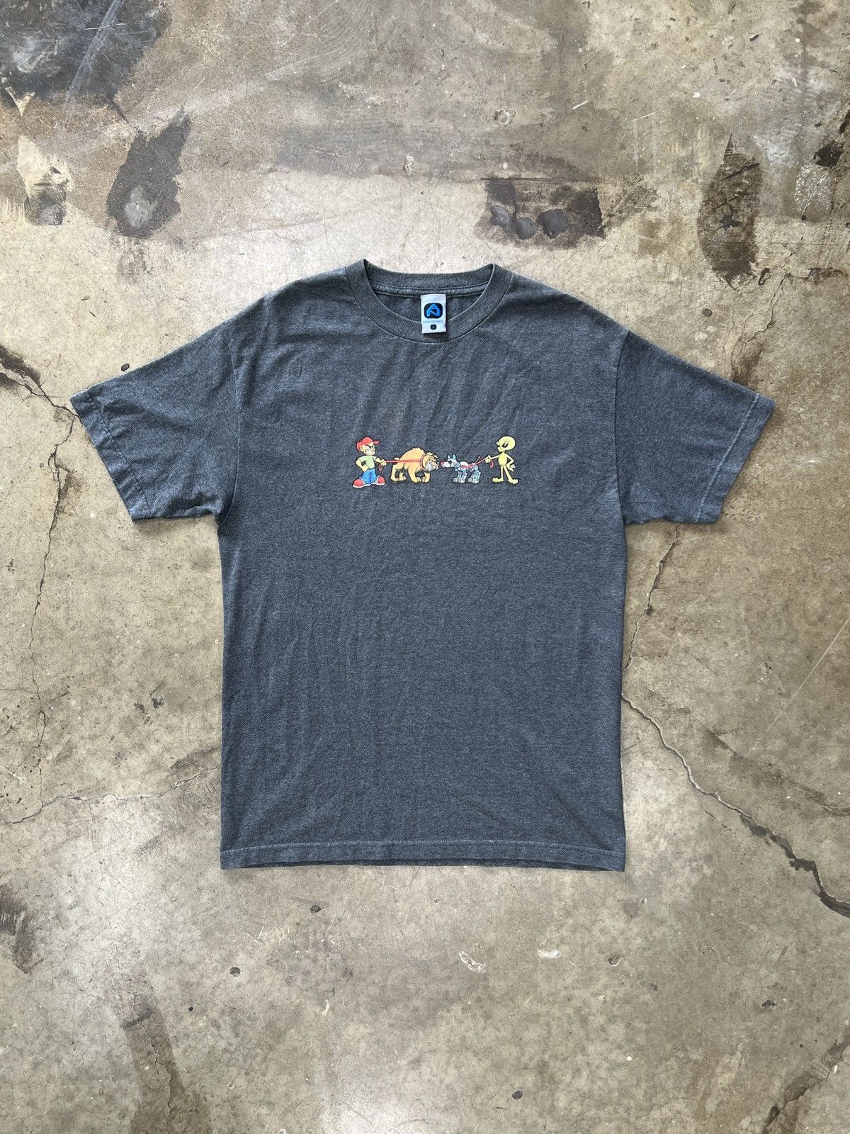 Vintage Vintage 90s Alien Nation Skateboarding Alien Dog Tee Large Size US L / EU 52-54 / 3 - 2 Thumbnail