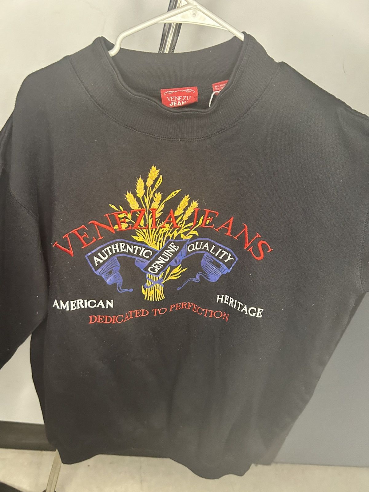 Vintage VENEZIA JEANS SWEATSHIRT Size US M / EU 48-50 / 2 - 1 Thumbnail