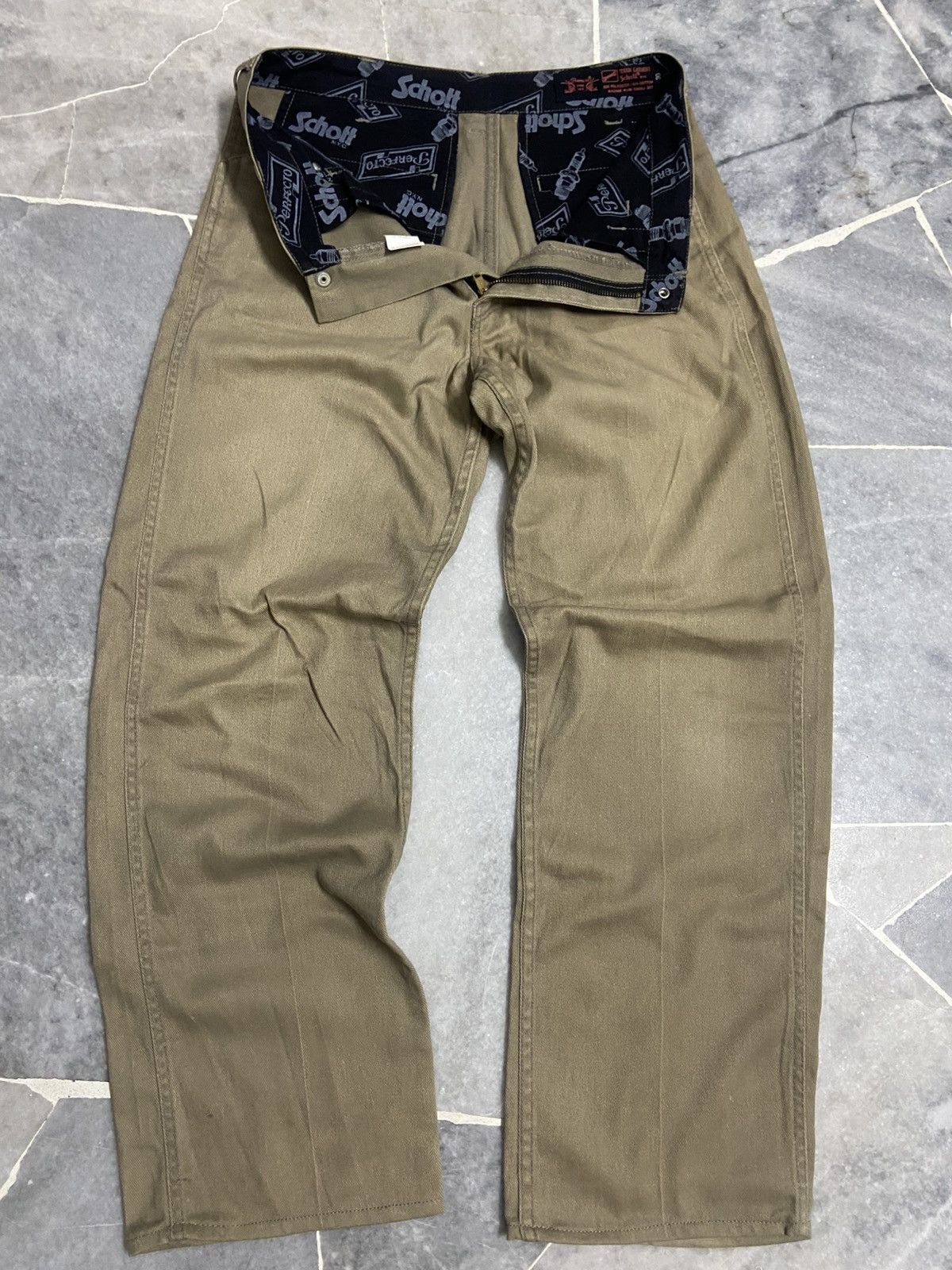 Schott × Vintage Vintage Schott Perfecto Works Pants Size US 30 / EU 46 - 2 Thumbnail