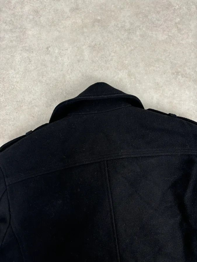 Diesel 2000s Diesel Black Classy Wool Caban Jacket Size US L / EU 52-54 / 3 - 6 Thumbnail
