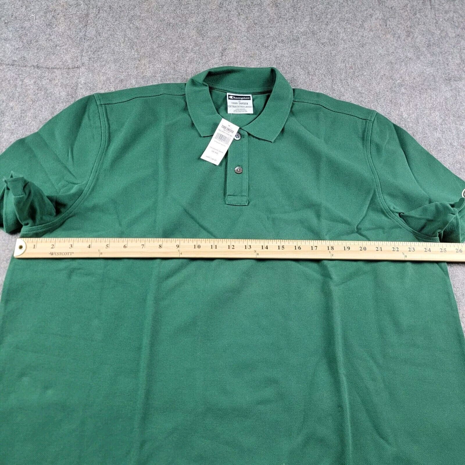 Todd Snyder Champion x Todd Snyder Pique Polo Shirt Short Sleeve NWT Size US XXL / EU 58 / 5 - 4 Thumbnail