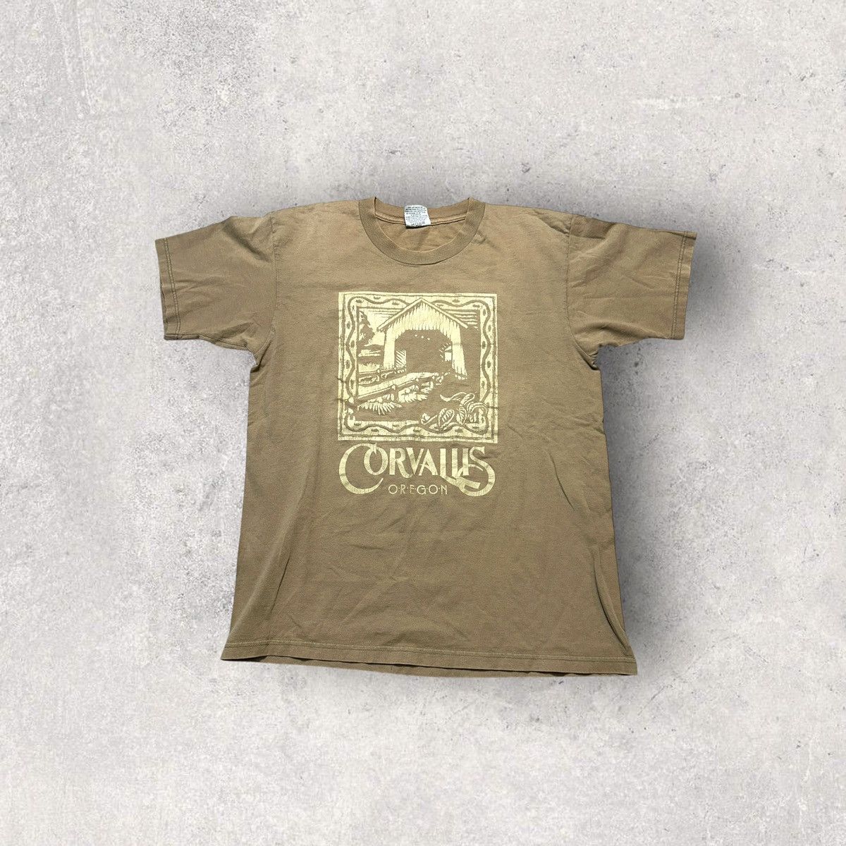 Gildan × Vintage Vintage Corvallis Oregon tee Size US L / EU 52-54 / 3 - 1 Thumbnail