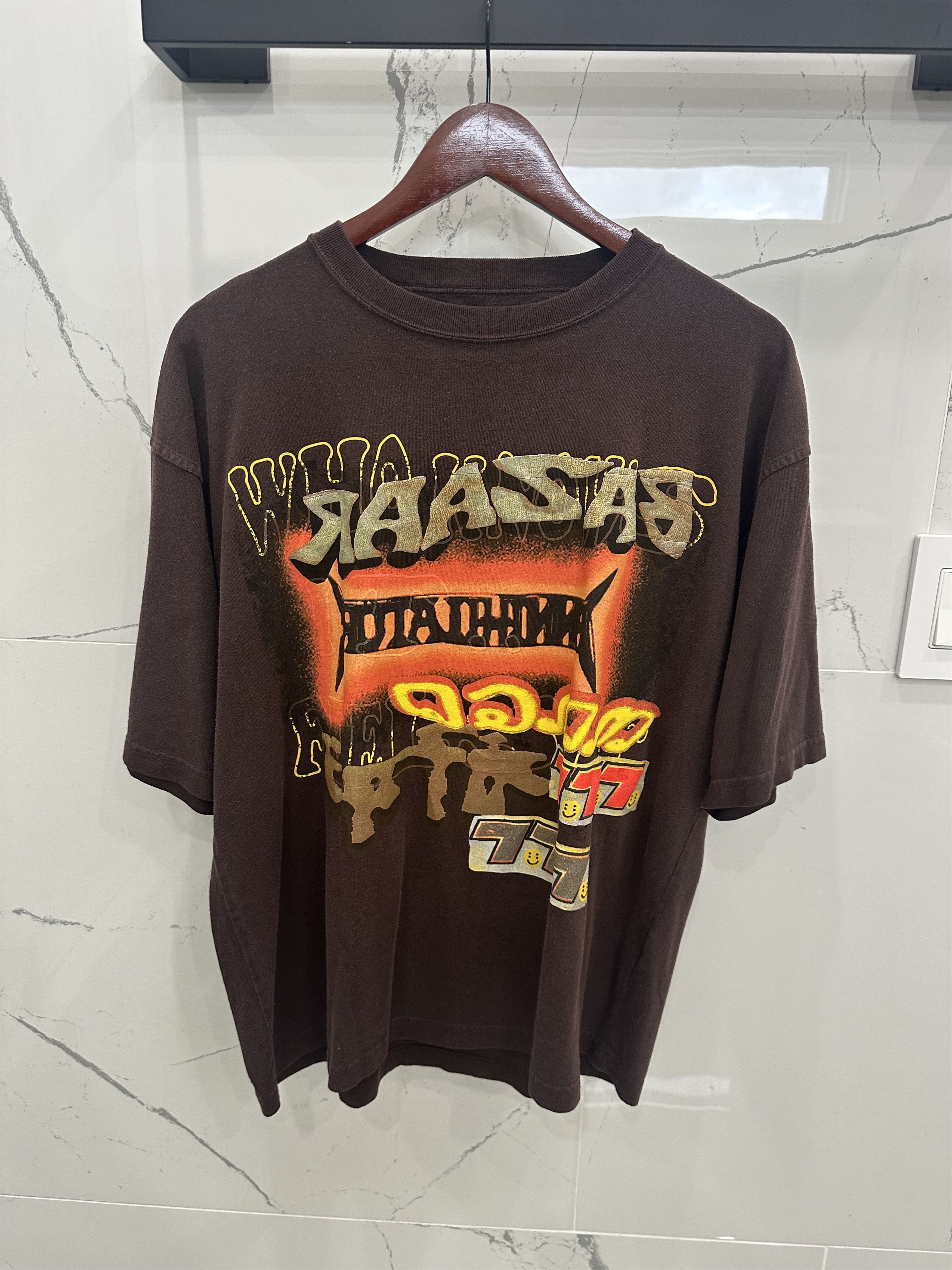 Cactus Plant Flea Market × Travis Scott Travis Scott x Cactus Plant Flea Market Bazaar Tee Brown Size US M / EU 48-50 / 2 - 1 Thumbnail