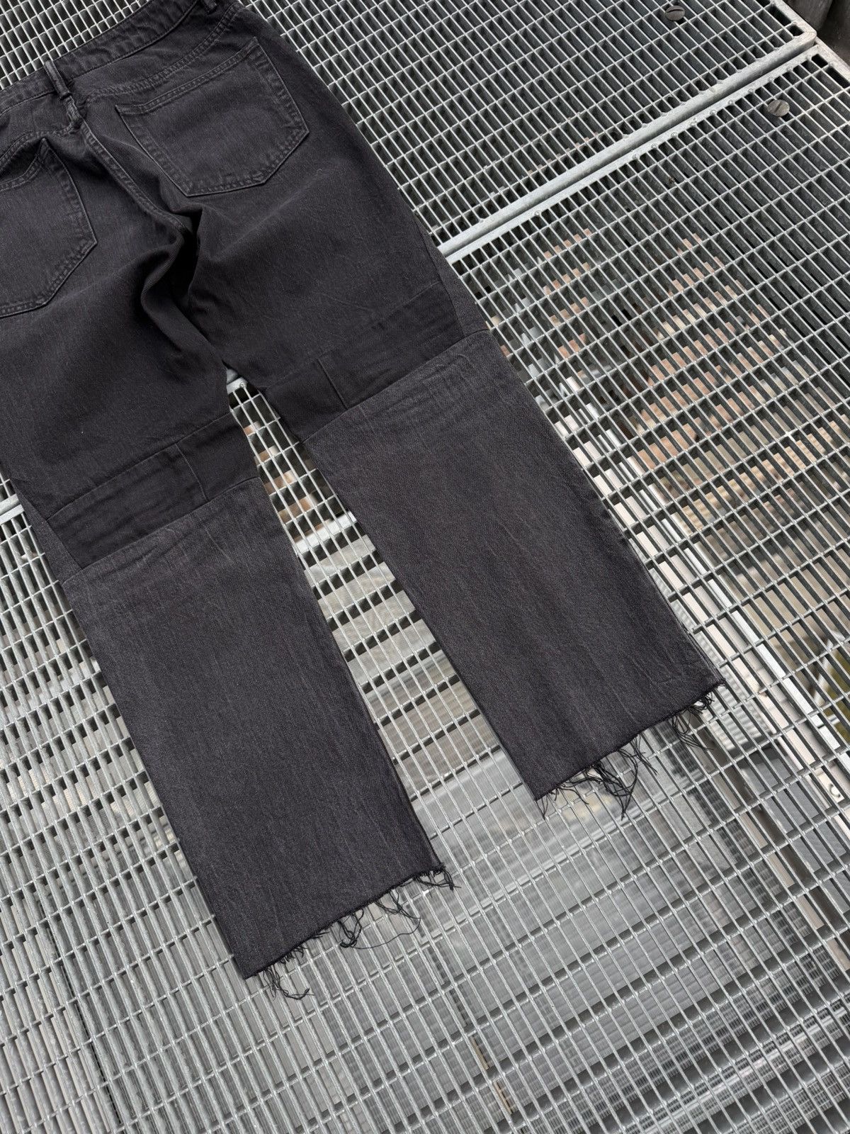Helmut Lang Helmut Lang High Rise Crop Slim Vintage Patchwork Jeans Size US 30 / EU 46 - 14 Thumbnail
