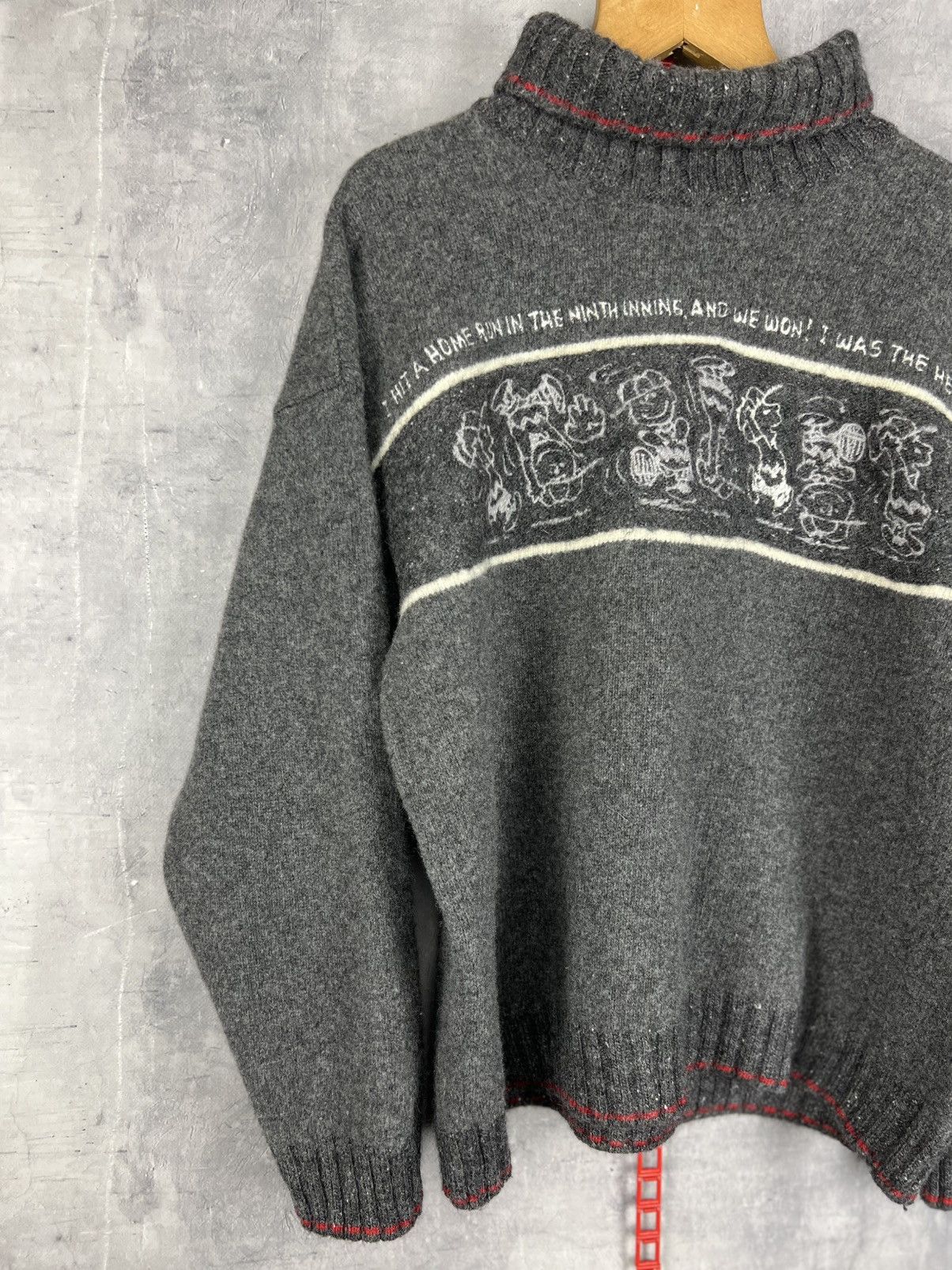 Iceberg Vintage Iceberg Peanuts Wool Sweater Size M Size US M / EU 48-50 / 2 - 3 Thumbnail