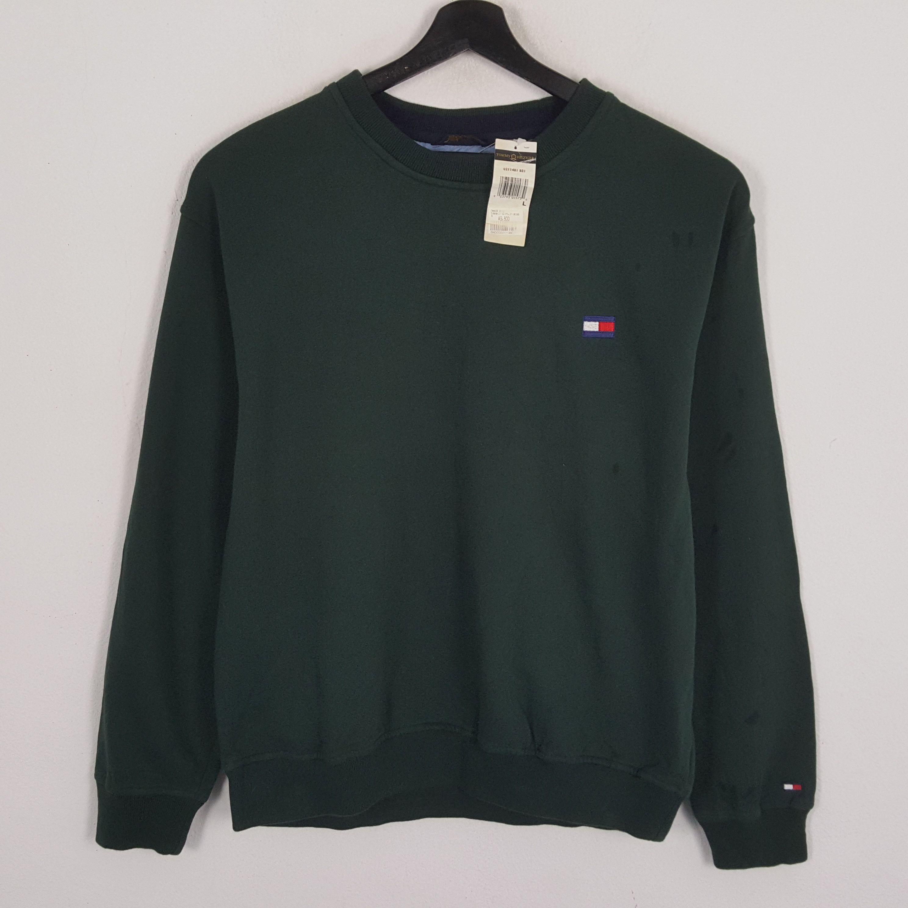 Tommy Hilfiger × Vintage TOMMY HILFIGER Small Logo Design Sweatshirt Size US L / EU 52-54 / 3 - 1 Thumbnail