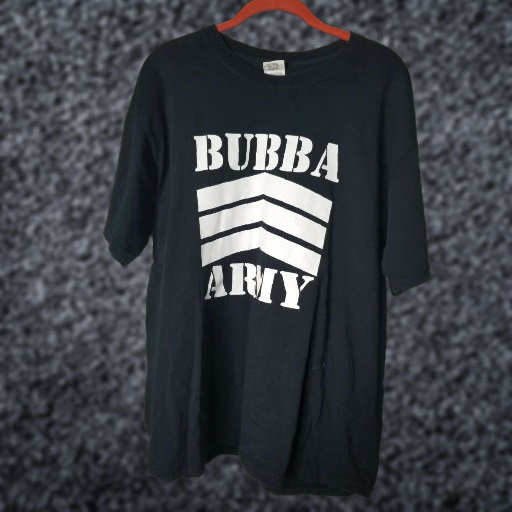 Gildan VINTAGE Gildan Men's Black BUBBA THE LOVE SPONGE Radio Promo T-Shirt Love 2000s Mens Size US L / EU 52-54 / 3 - 1 Thumbnail