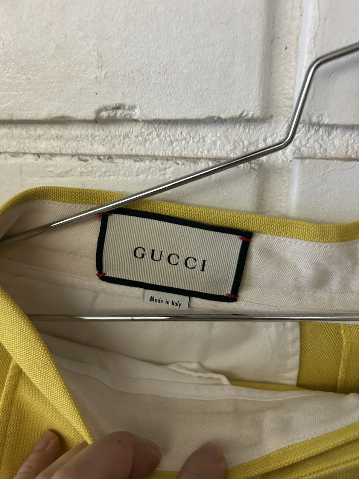 Gucci Gucci Yellow Trousers (sz50) Size US 34 / EU 50 - 3 Thumbnail