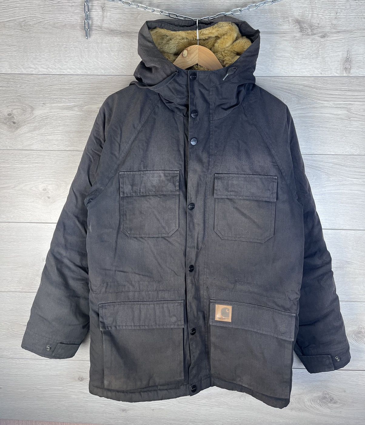 Carhartt Men’s parks Carhartt Mentley Jacket size M Y2K casual USA Size US M / EU 48-50 / 2 - 6 Thumbnail