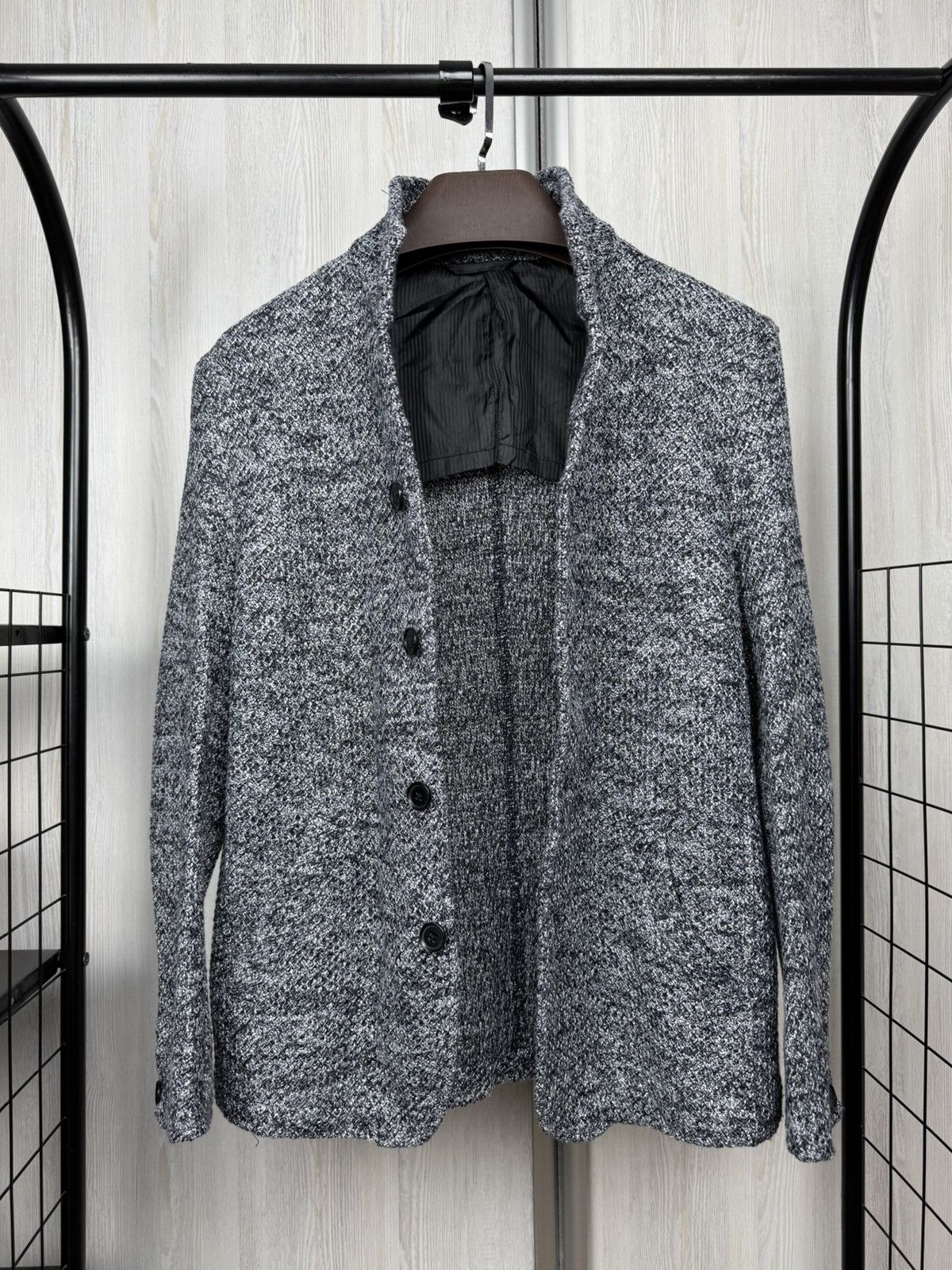 Japanese Brand Nicole Club for men elaborate collection blazer cardigan Size 40S - 11 Thumbnail
